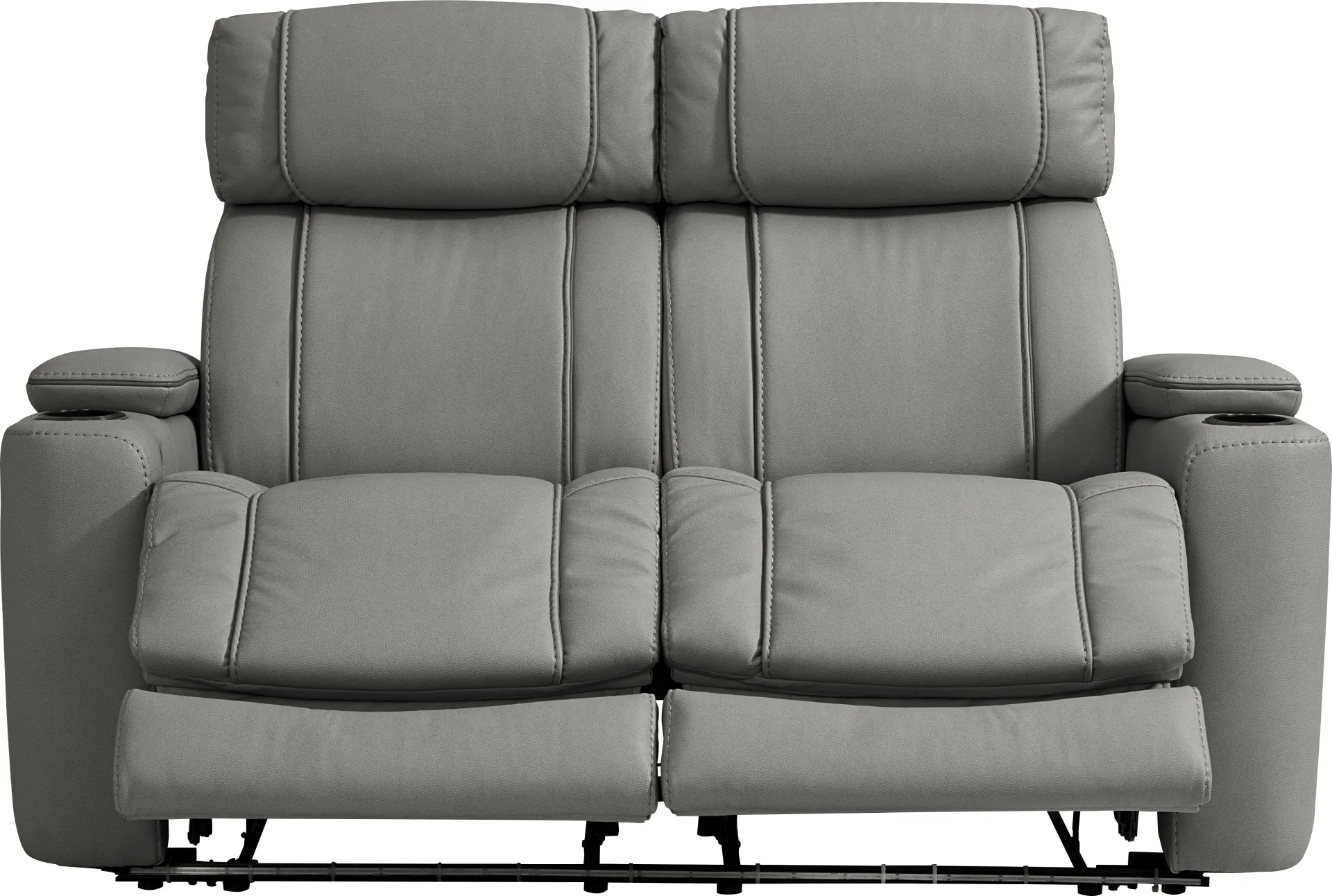 Haven Point Charcoal Reclining Loveseat - Image 2