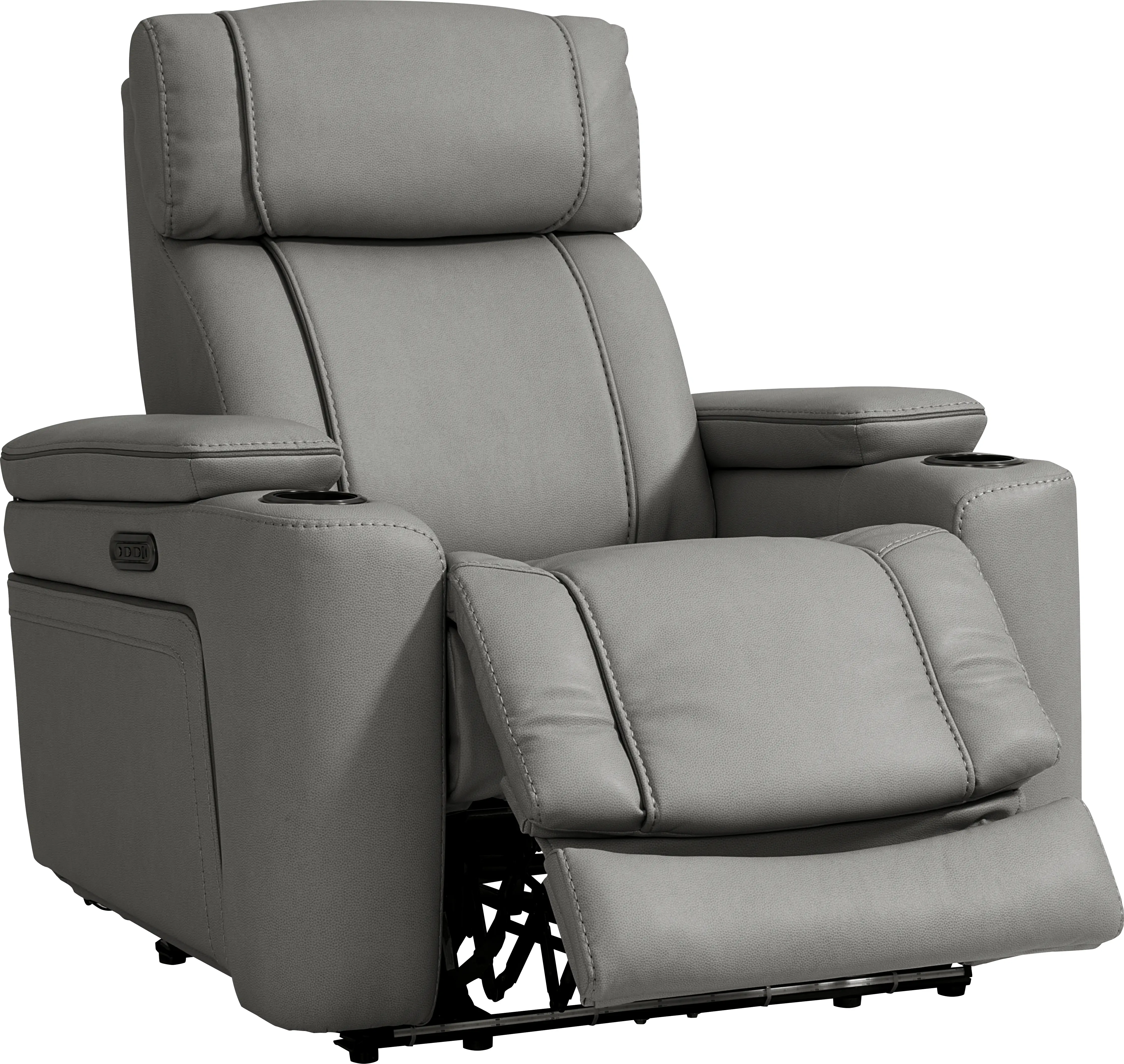 Haven Point Charcoal 8 Pc Dual Power Reclining Living Room - Thumbnail - Image 16