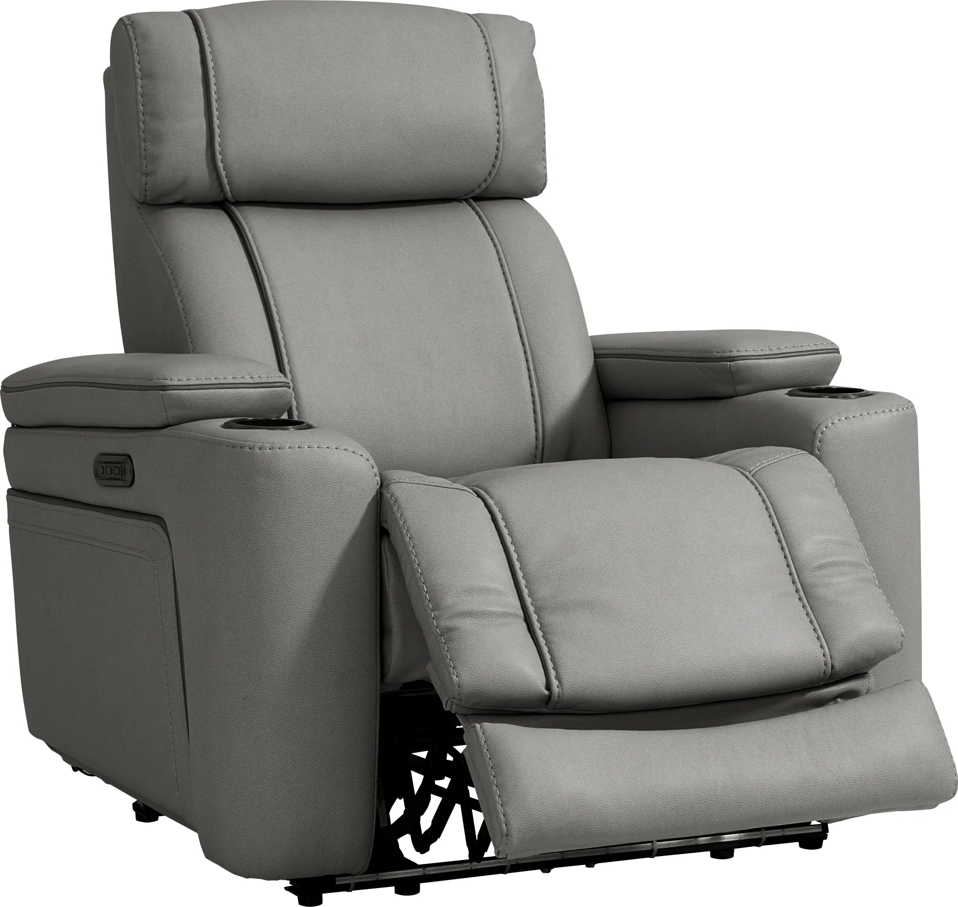 Haven Point Charcoal Dual Power Recliner
