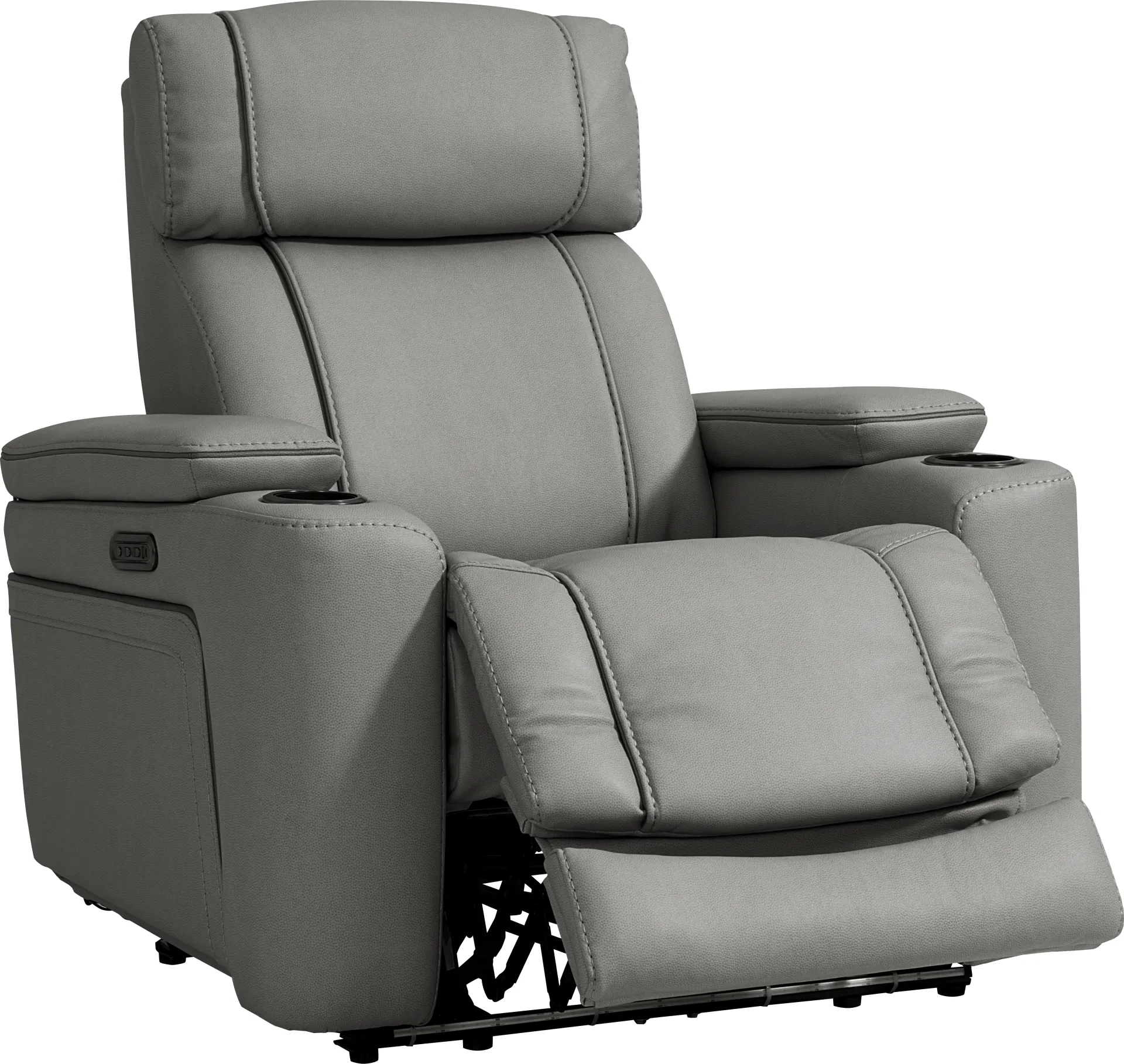 Haven Point Charcoal 8 Pc Dual Power Reclining Living Room - Image 16