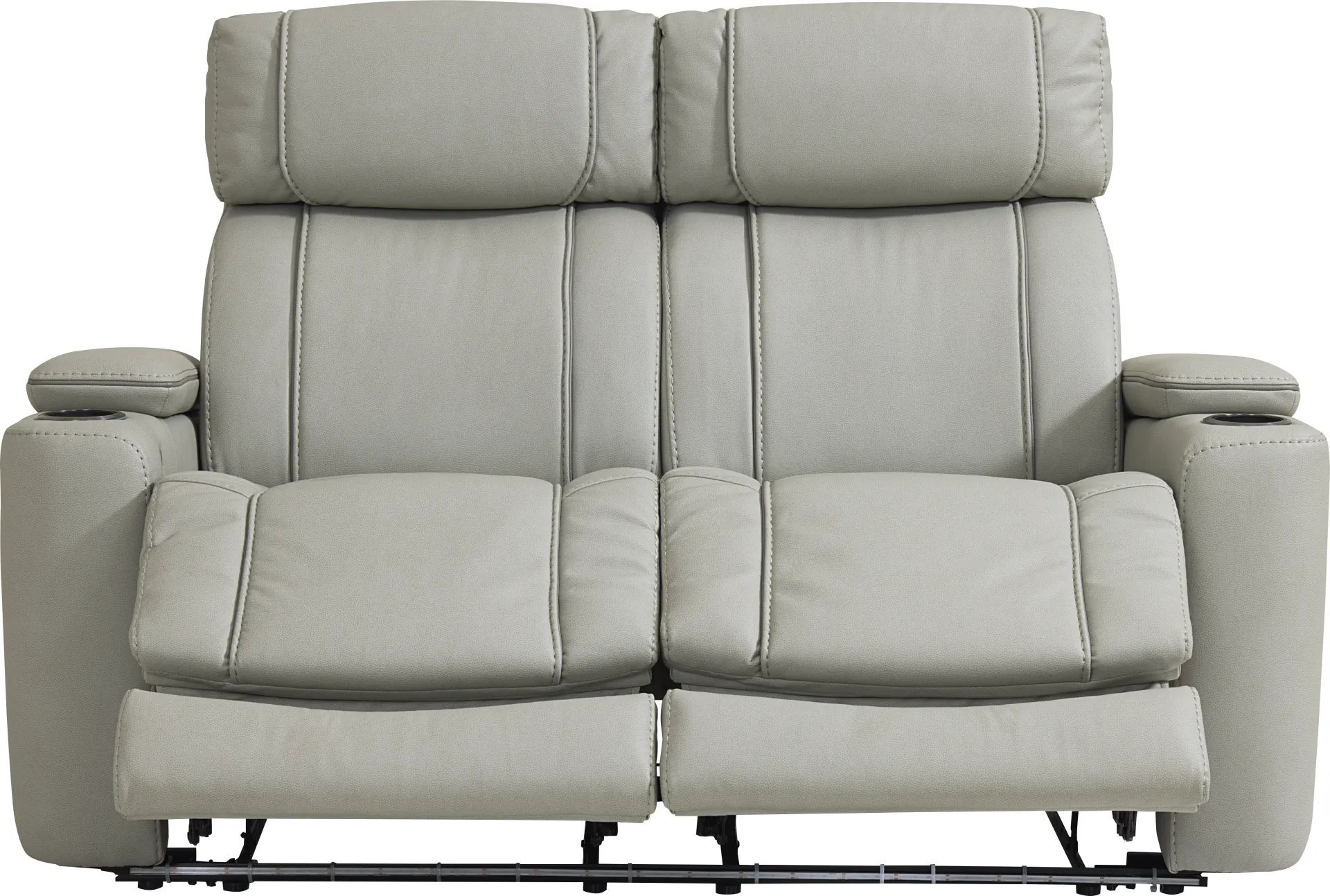 Haven Point Platinum 7 Pc Reclining Living Room with Dual Power Reclining Sofa - Image 10