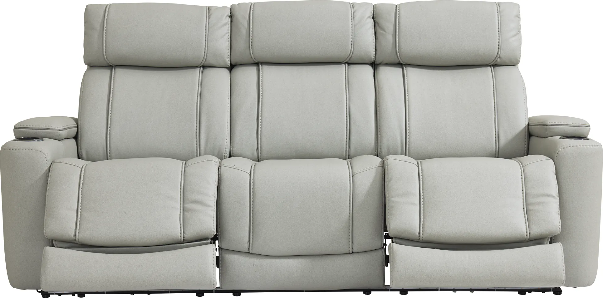 Haven Point Platinum 2 Pc Reclining Living Room with Dual Power Reclining Sofa - Image 2