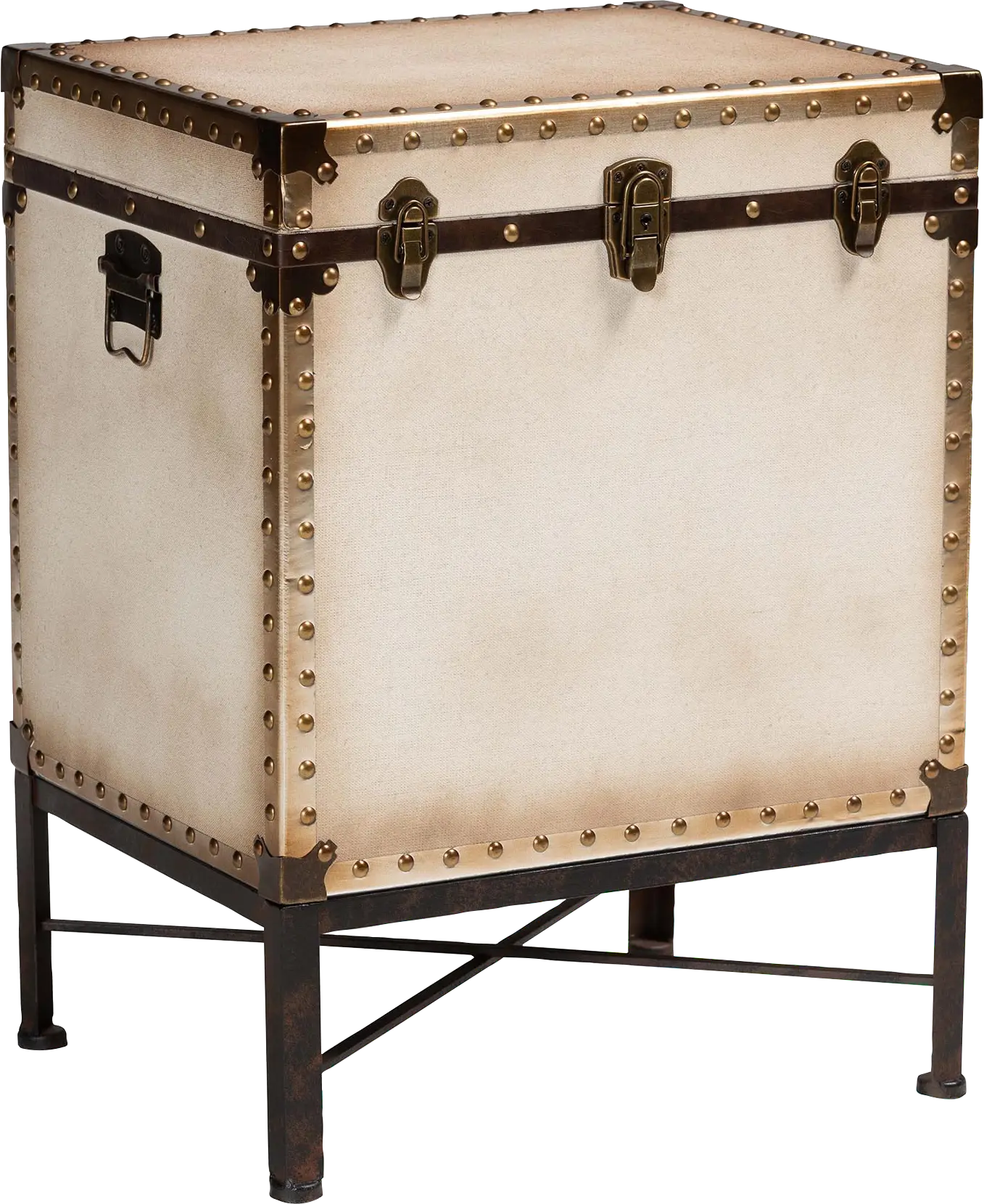 Lochiel II White End Table