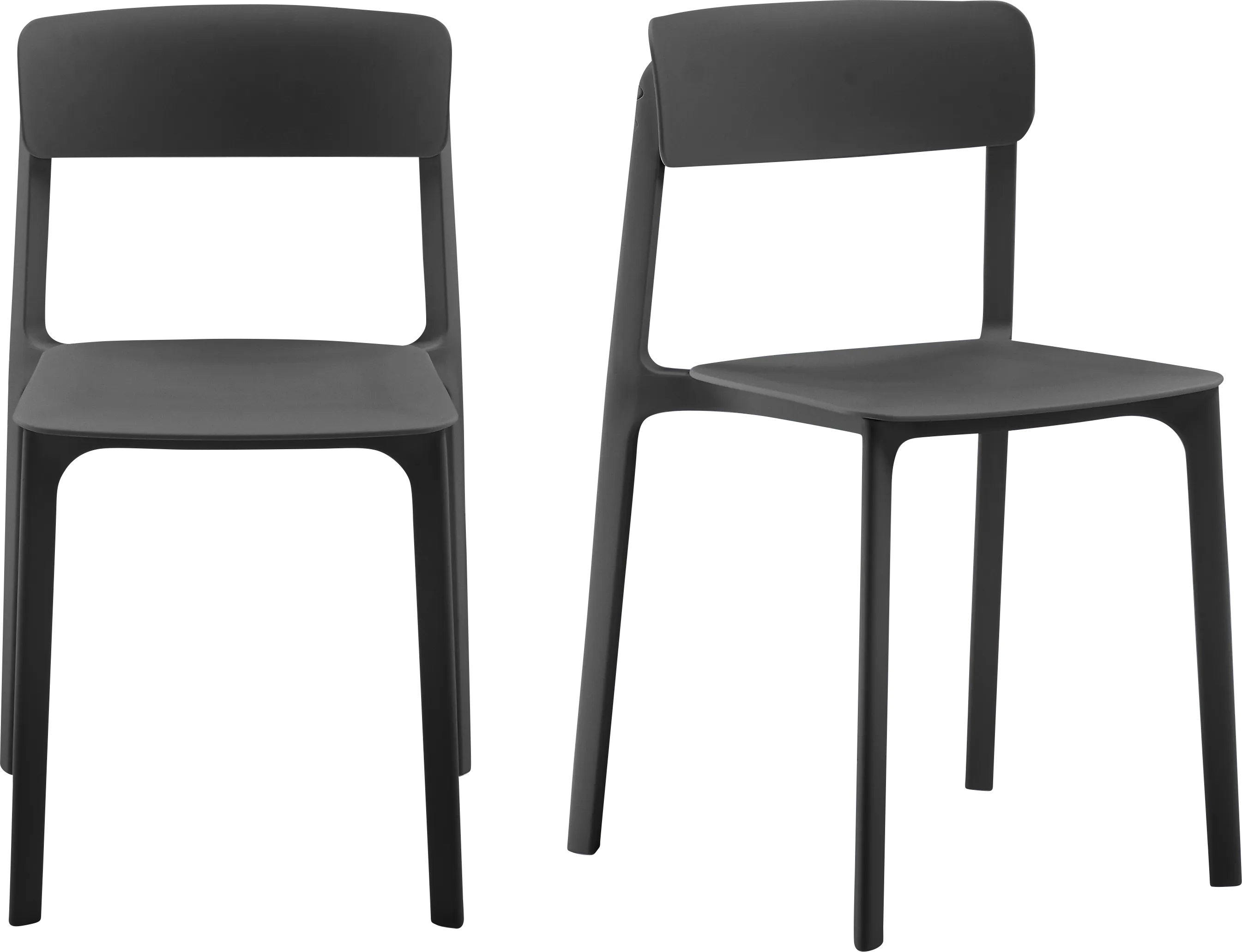 Guntern Black Dining Chair, Set of 2 - Thumbnail - Image 1