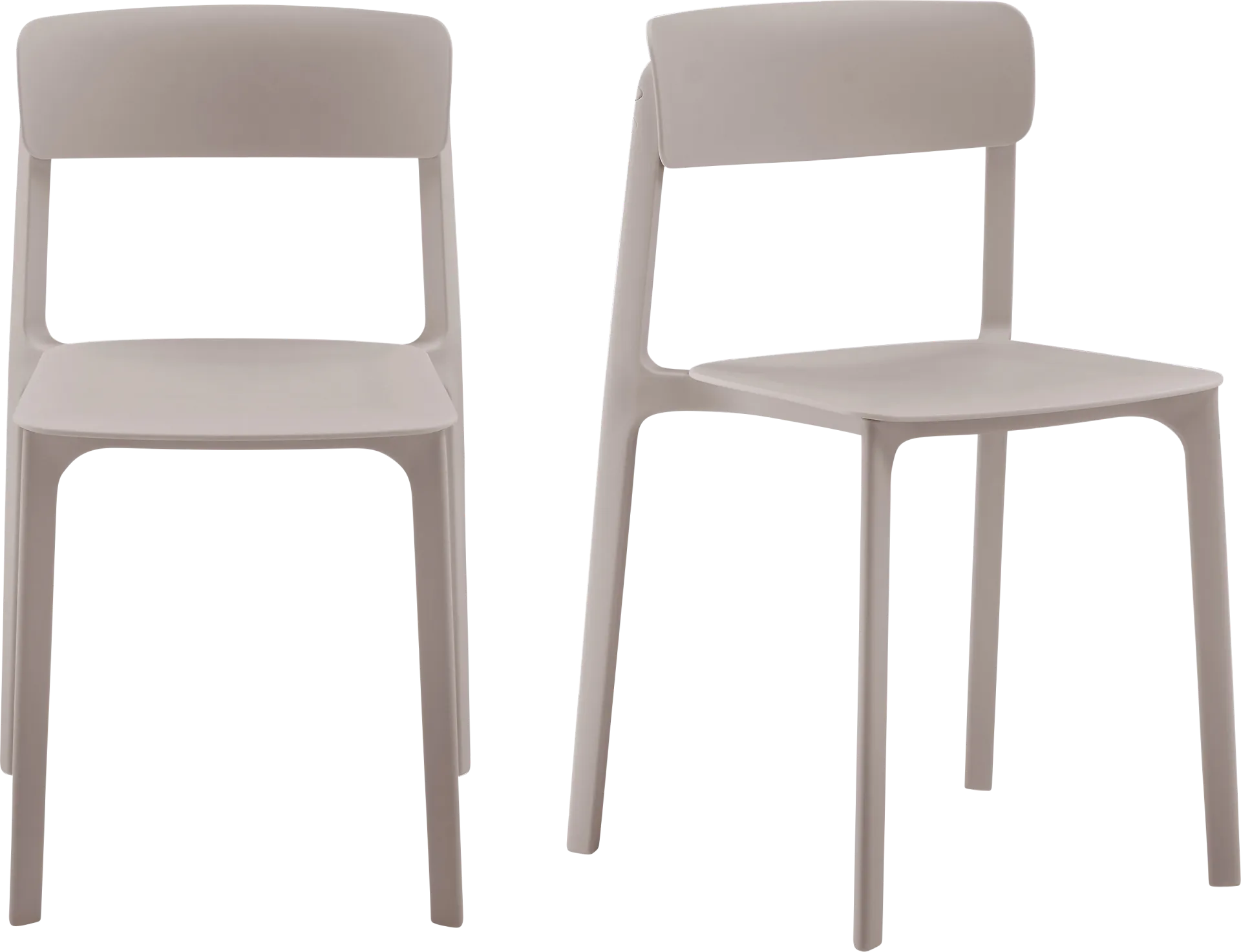 Guntern Taupe Dining Chair, Set of 2 - Image 1