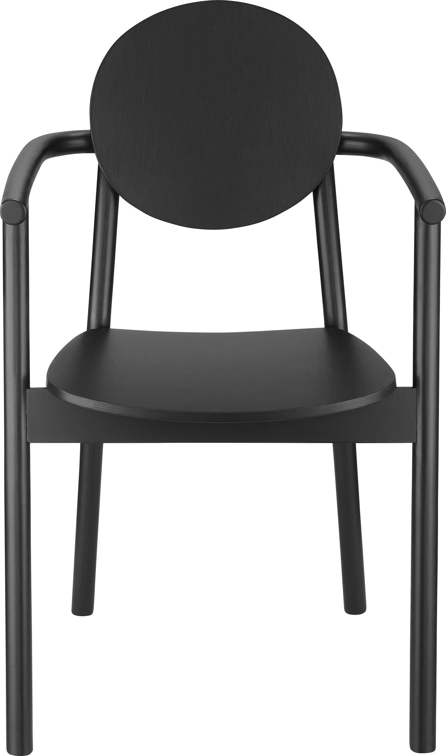Goldenrode Black Arm Chair - Image 1