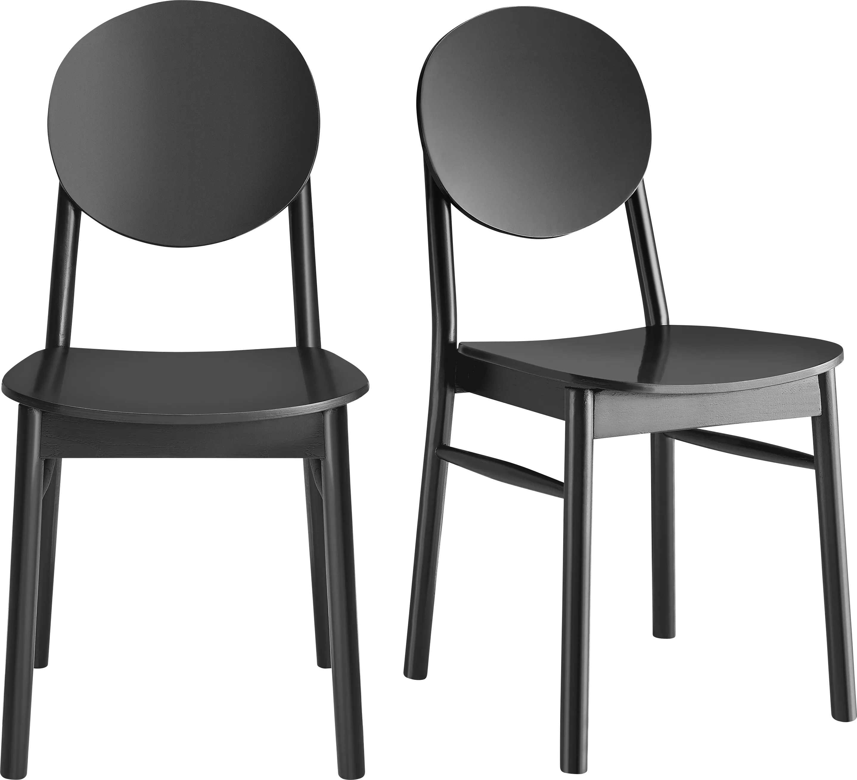 Goldenrode Black Dining Chair, Set of 2 - Thumbnail - Image 1