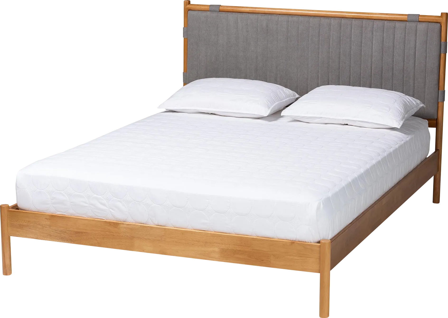 Tithelo Brown Queen Bed - Thumbnail - Image 1