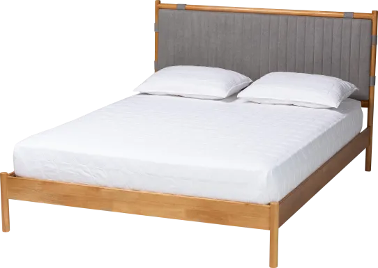 Tithelo Brown Queen Bed