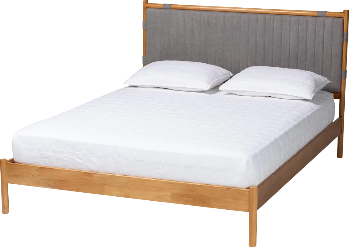 Tithelo Brown Queen Bed