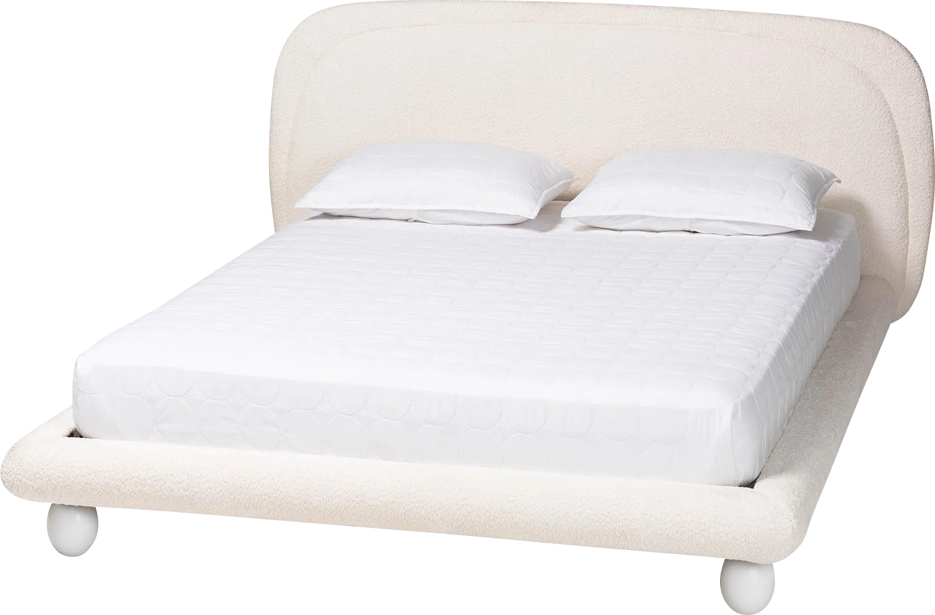 Tuteur Ivory Queen Bed - Image 1