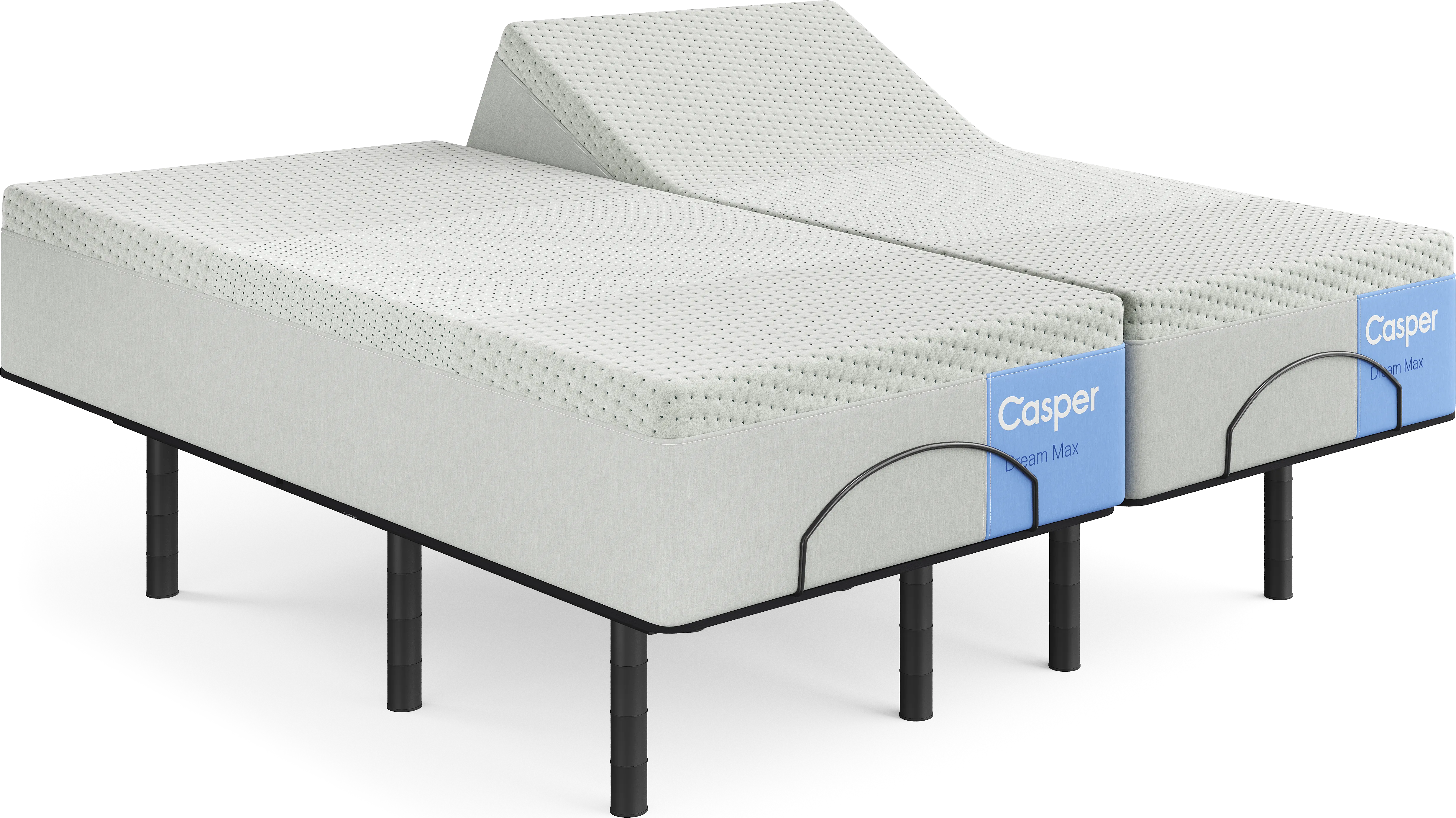 Casper Dream Max Split King Mattress with Head Up Only Base - Thumbnail - Image 1