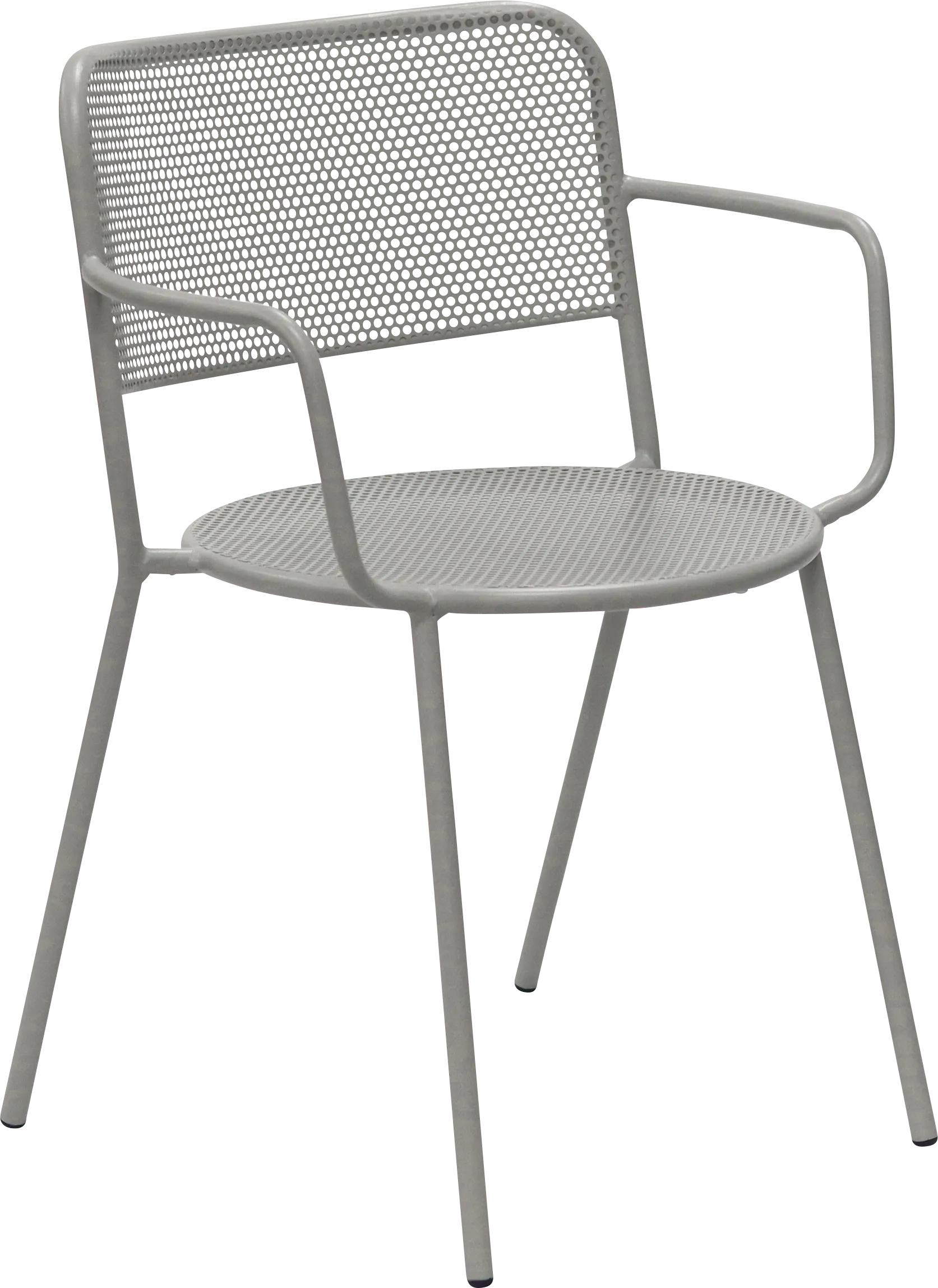 Outdoor Sherwoody Gray Arm Chair, Set of 2 - Thumbnail - Image 1