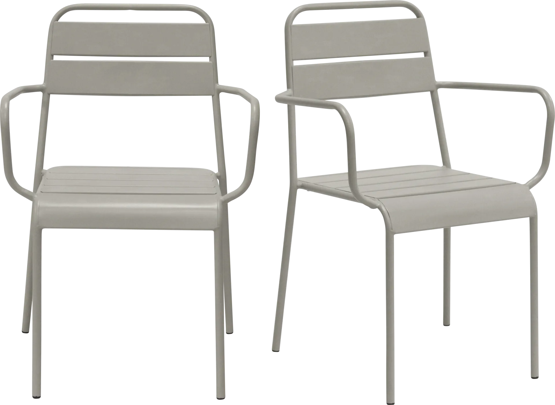 Outdoor Sowelle Gray Arm Chair, Set of 2 - Image 1