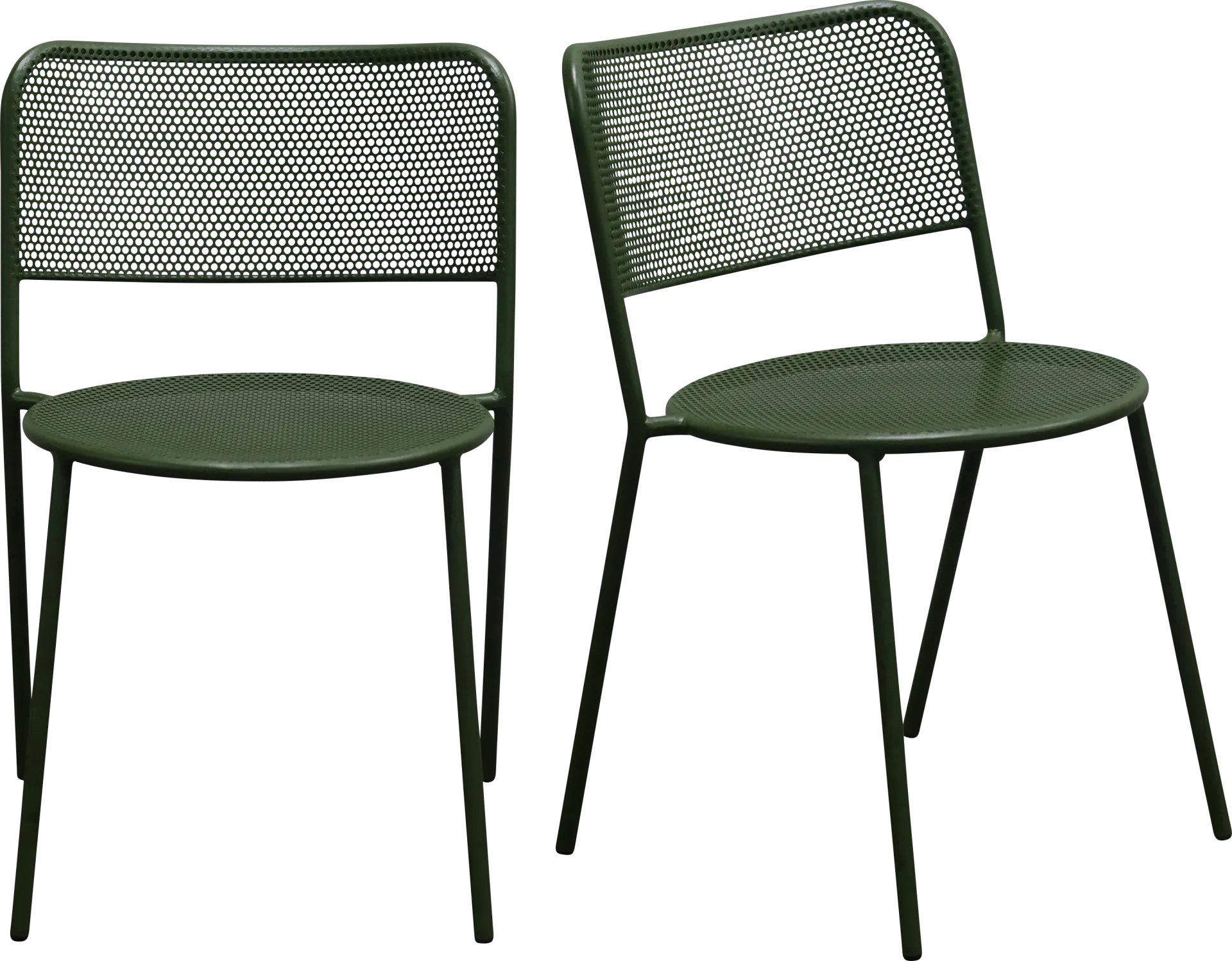 Outdoor Sherwoody Green Side Chair, Set of 2 - Image 1