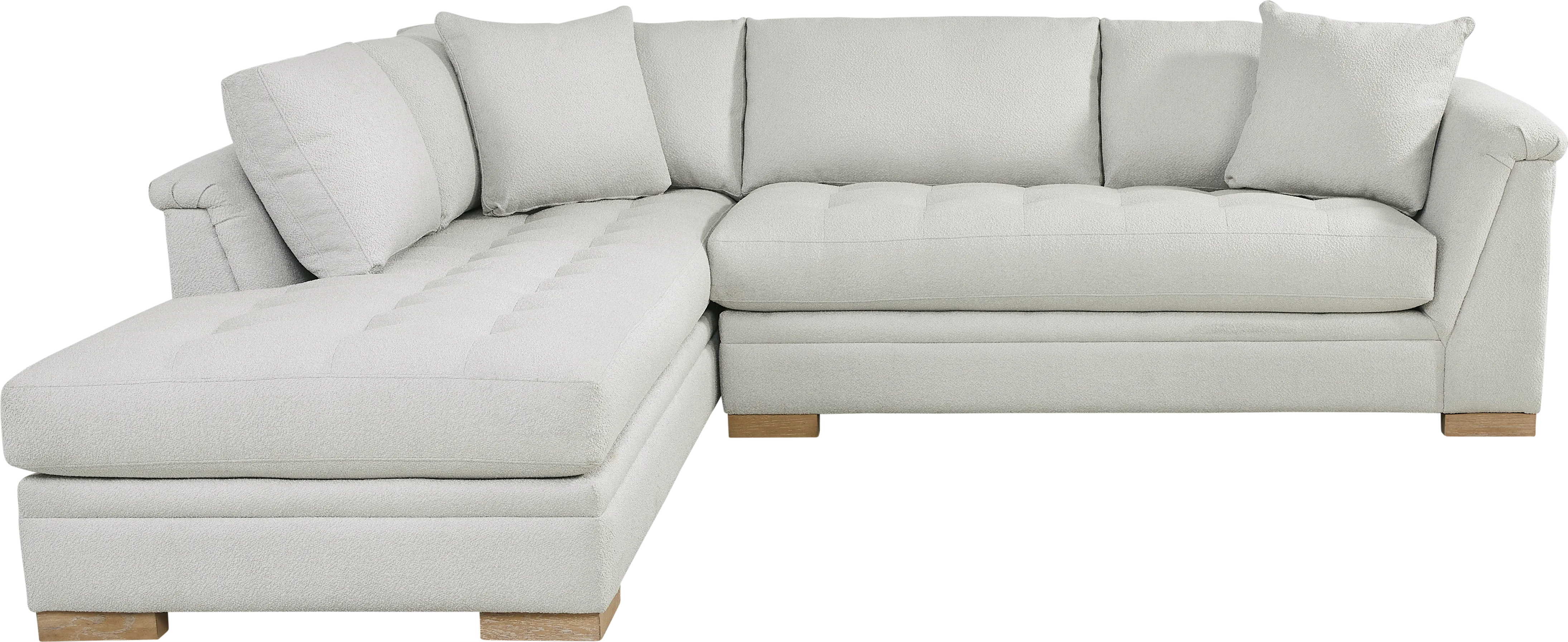 Harper Gray 2 Pc Sectional - Thumbnail - Image 1