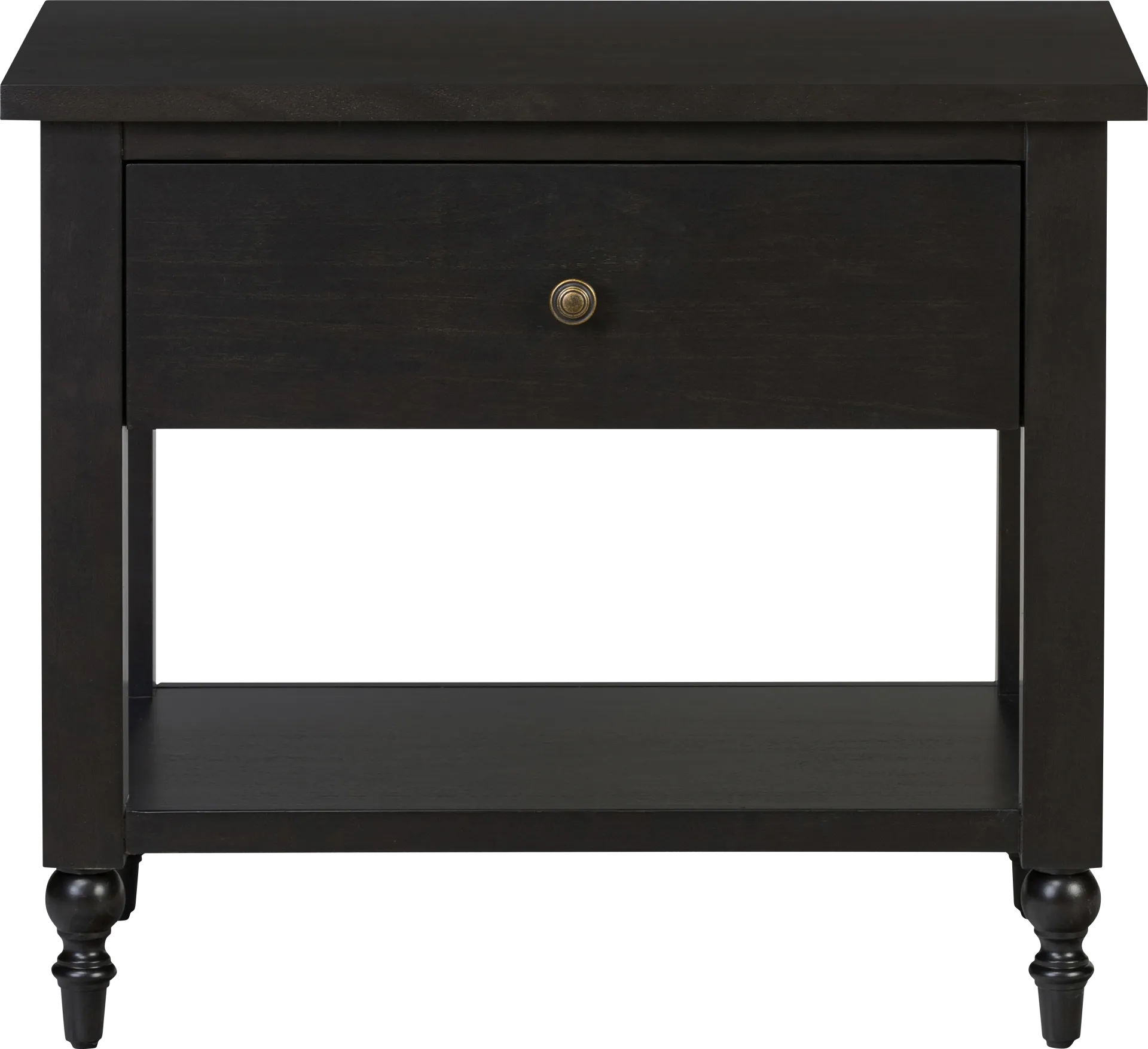 Biga Black Nightstand - Image 1