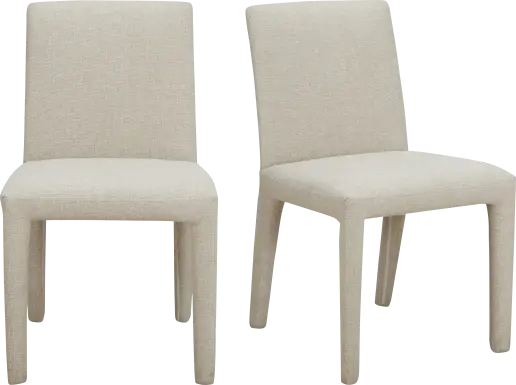 Bana Beige Side Chair, Set of 2