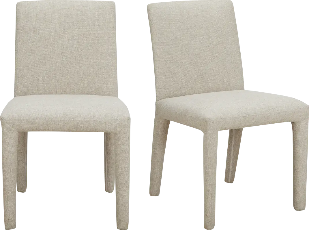 Bana Beige Side Chair, Set of 2
