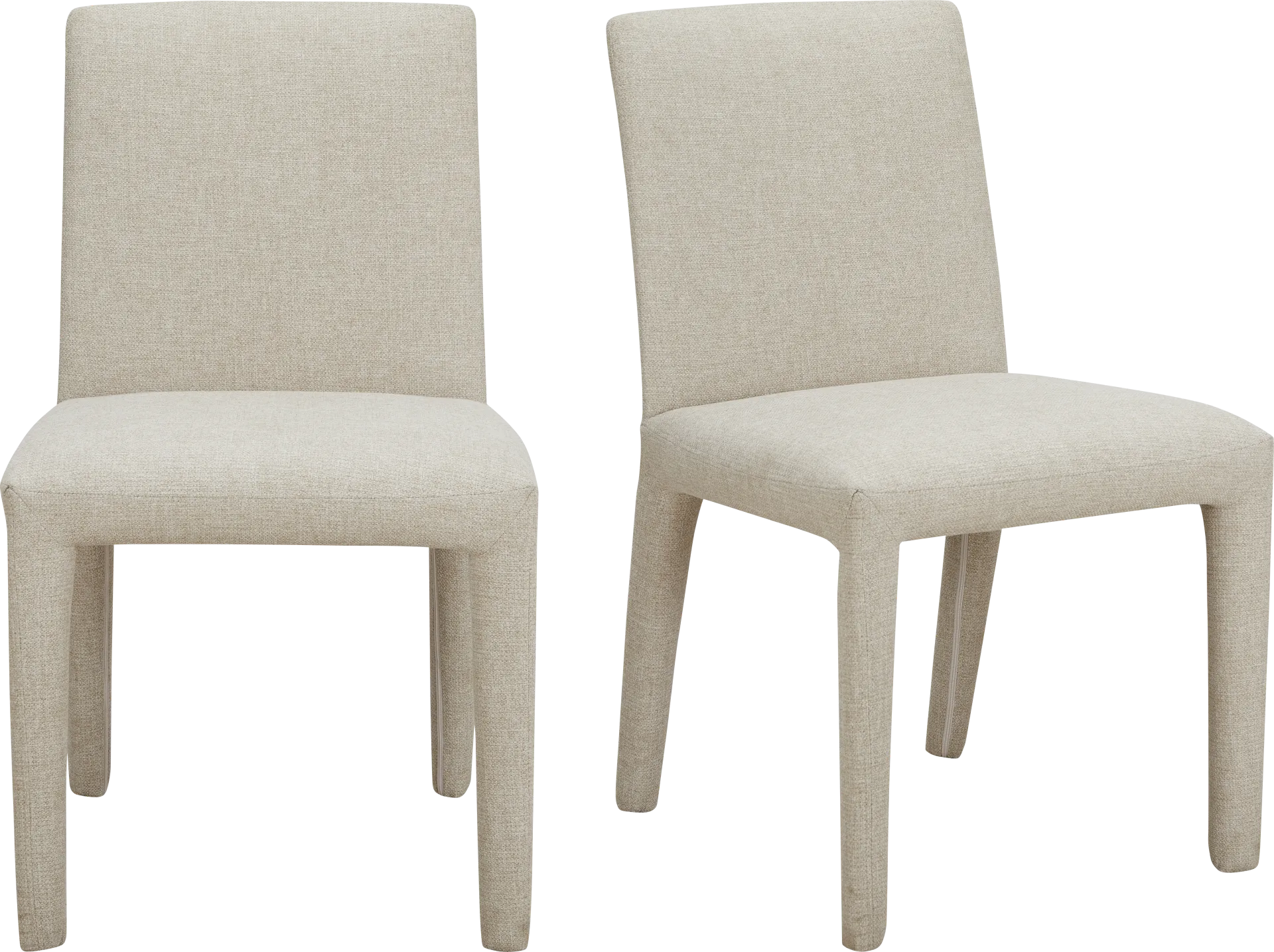 Bana Beige Side Chair, Set of 2 - Image 1