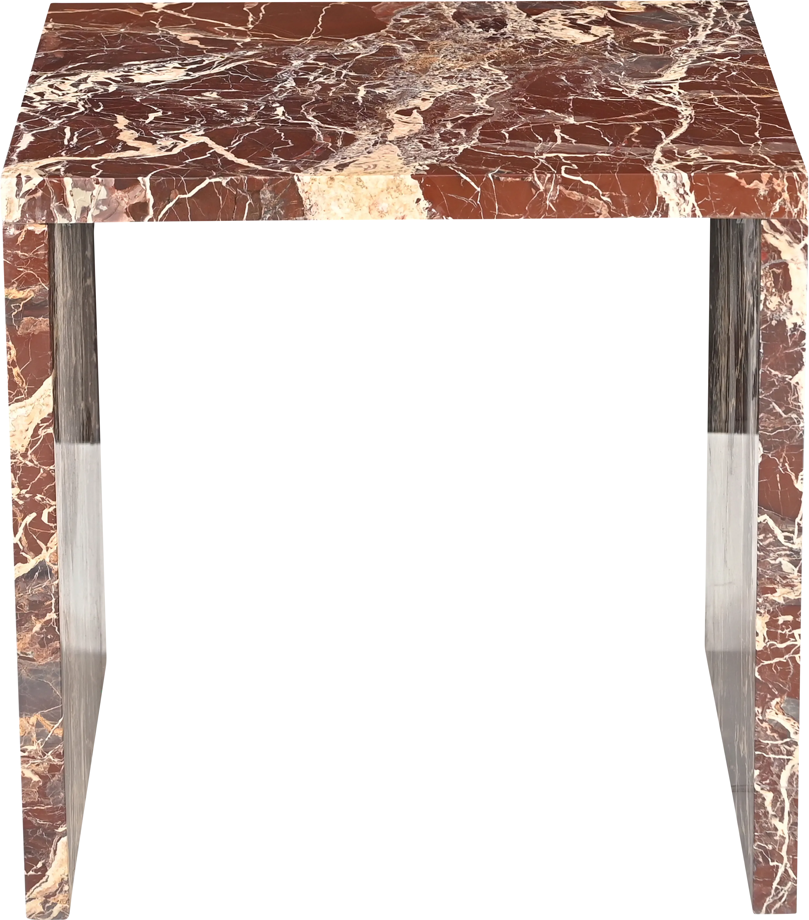 Conii Red Accent Table - Thumbnail - Image 1