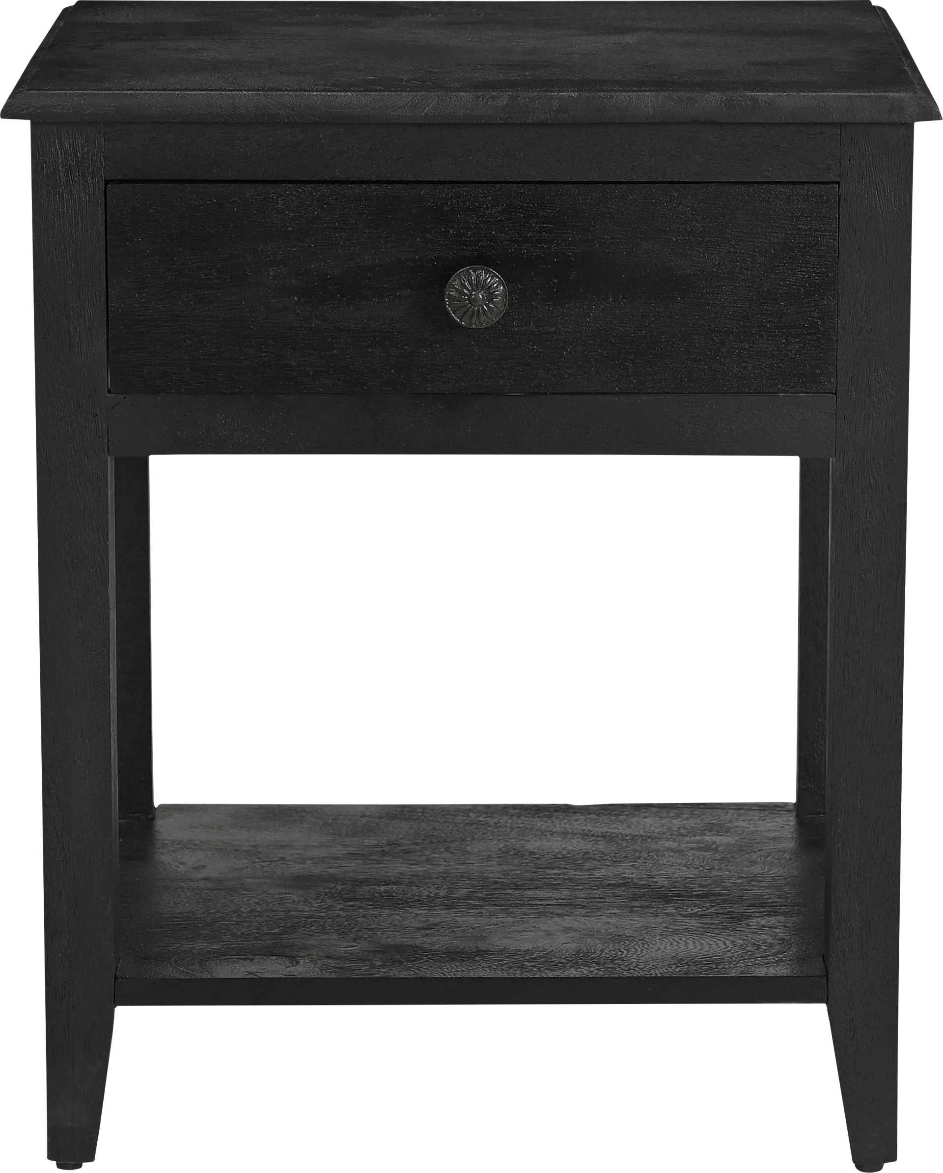 Namo Black Nightstand - Image 1