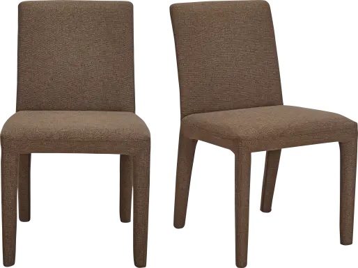 Bana Brown Side Chair, Set of 2