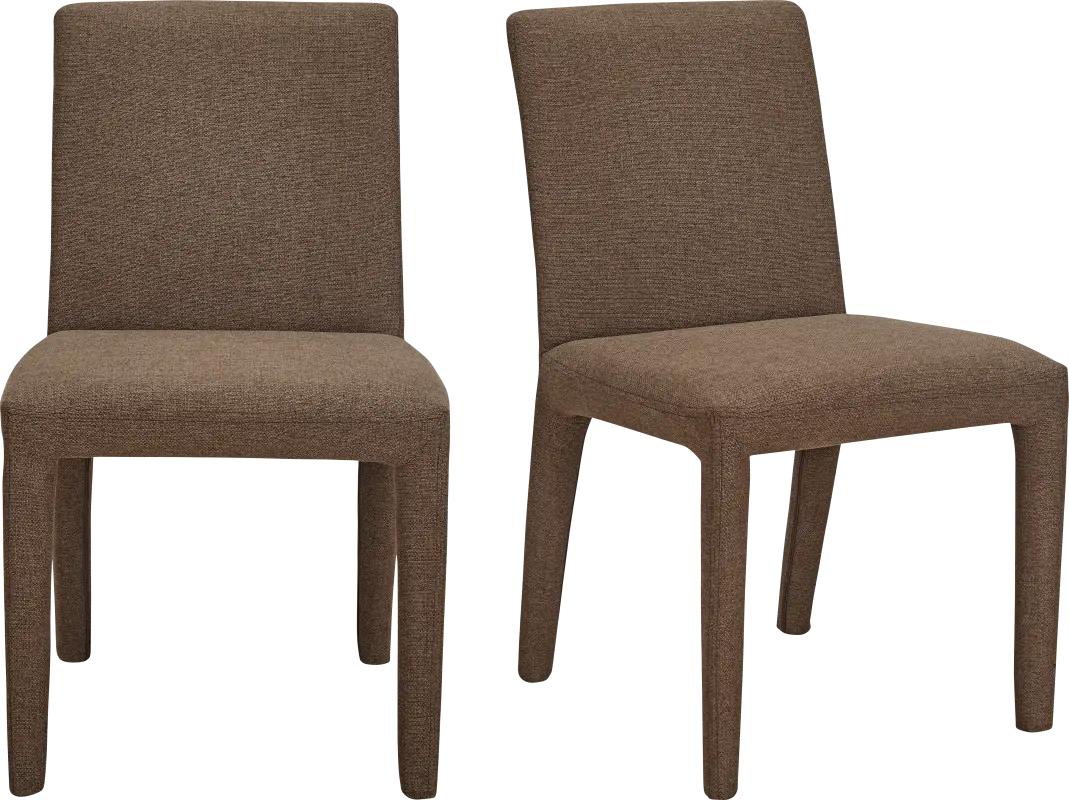 Bana Brown Side Chair, Set of 2