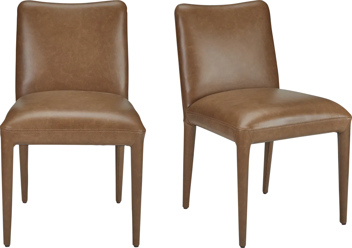 Legry Brown Side Chairs, Set of 2