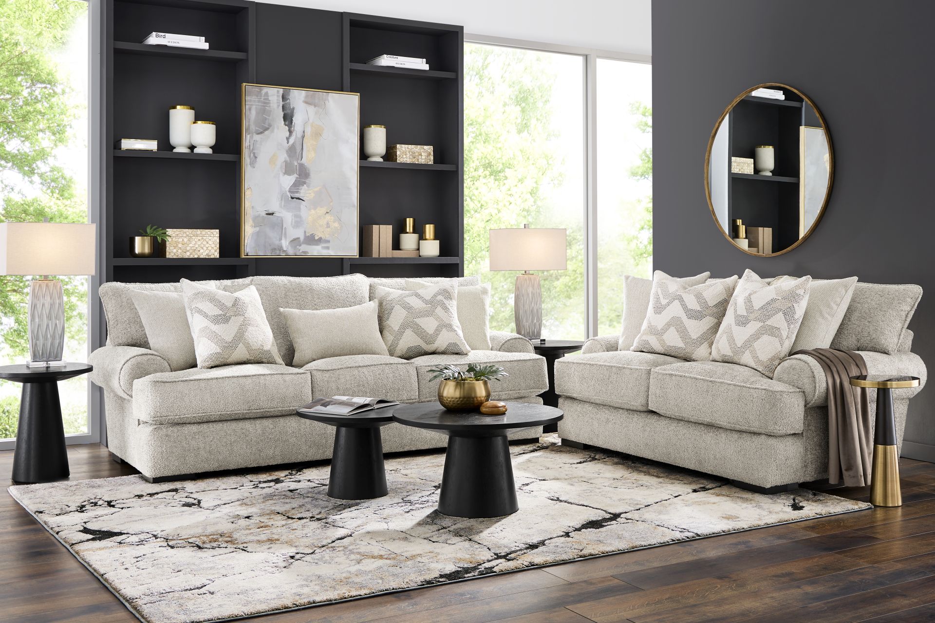 Goodwin Gray Loveseat - Image 2