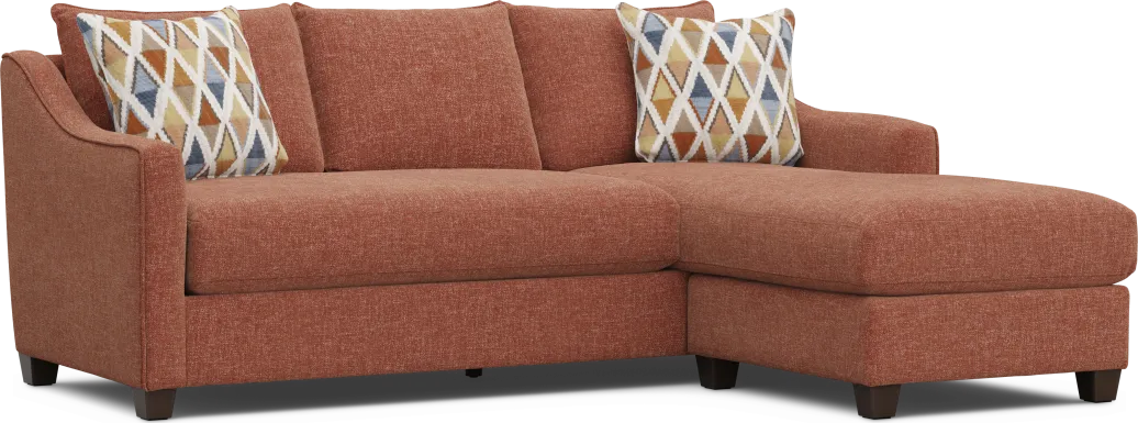 Soho Place Russet Chaise Sofa
