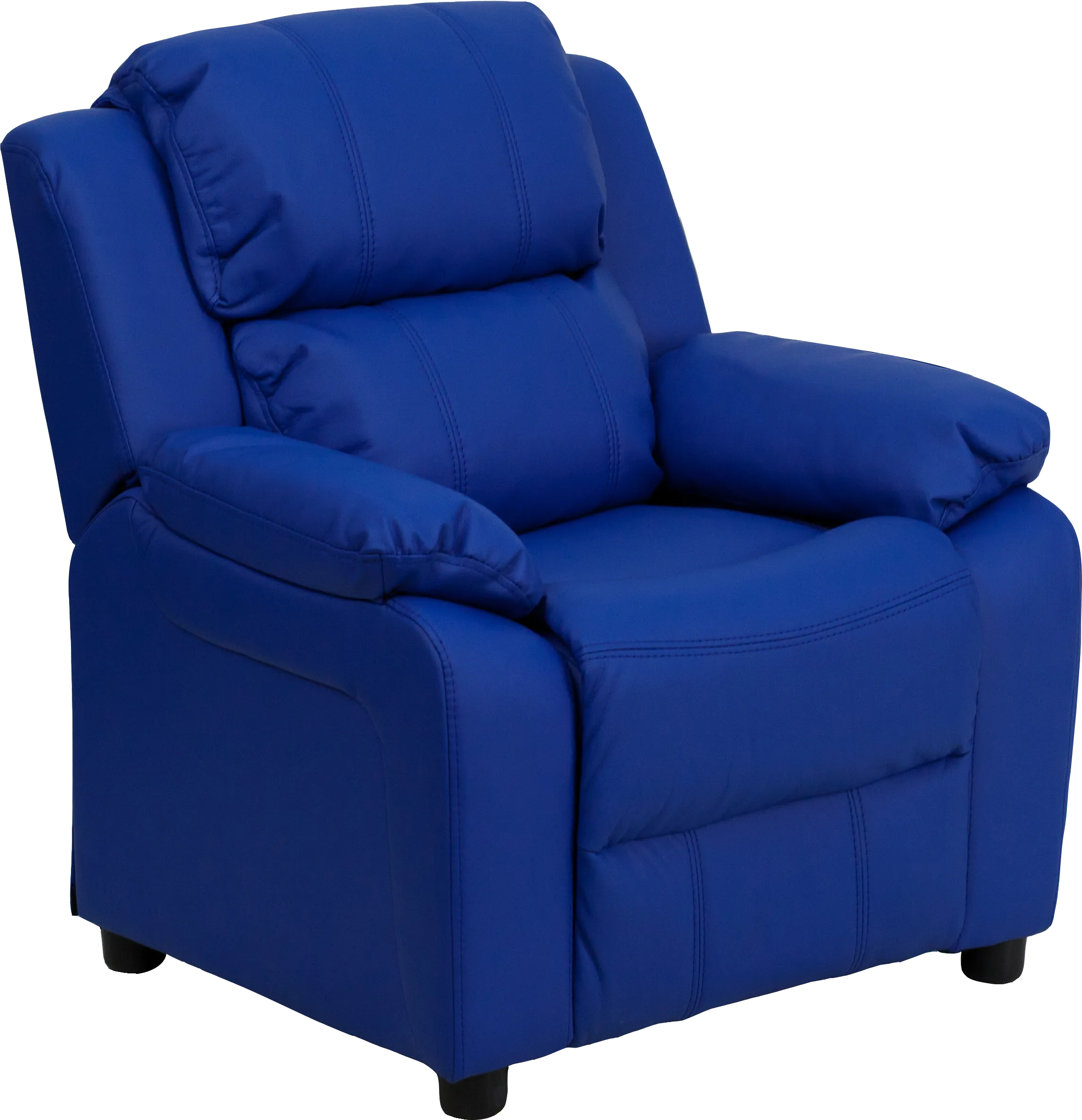 Kids Dreux Blue Recliner - Thumbnail - Image 1