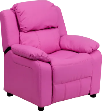 Kids Dreux Pink Recliner