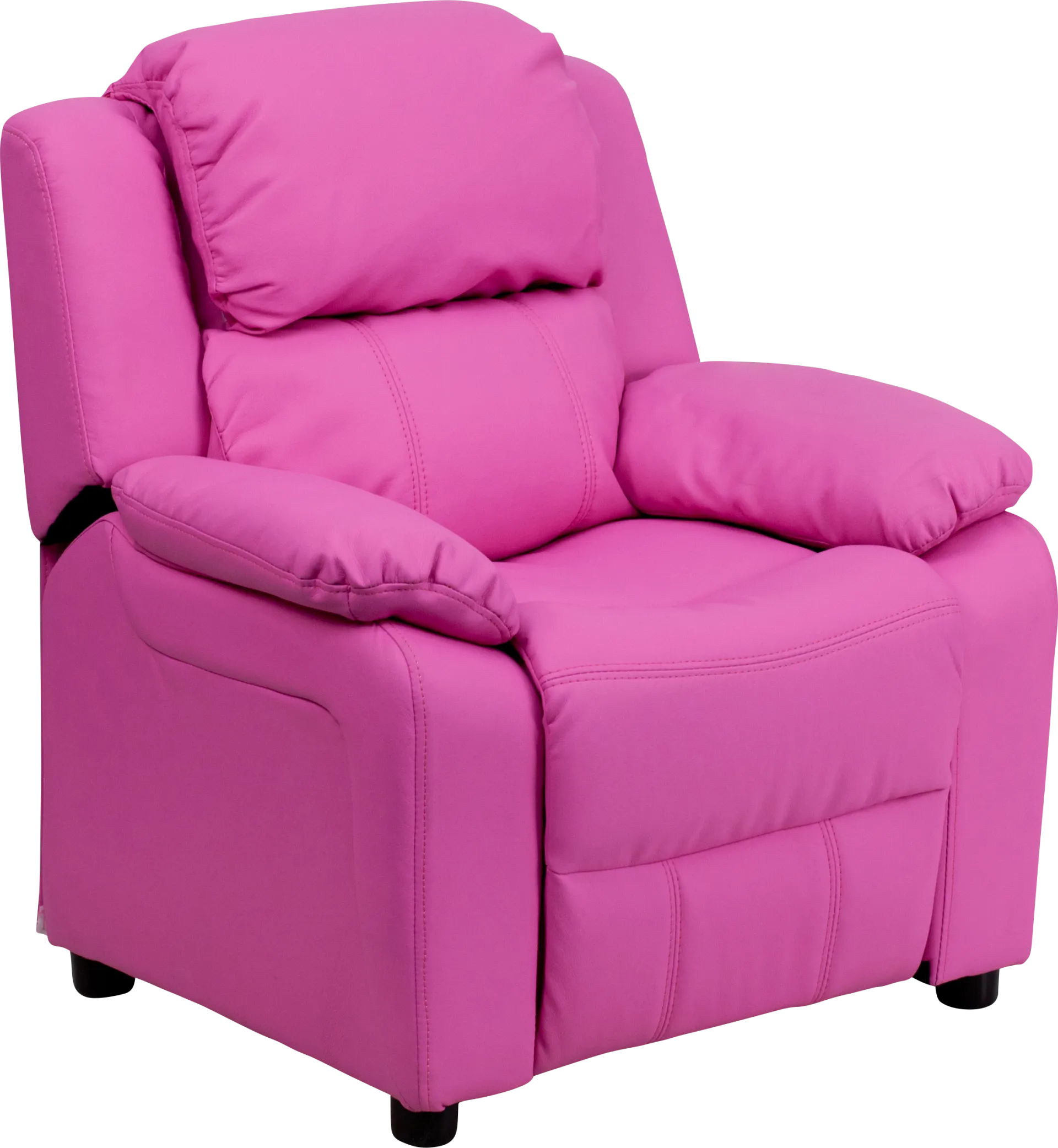 Kids Dreux Pink Recliner - Image 1