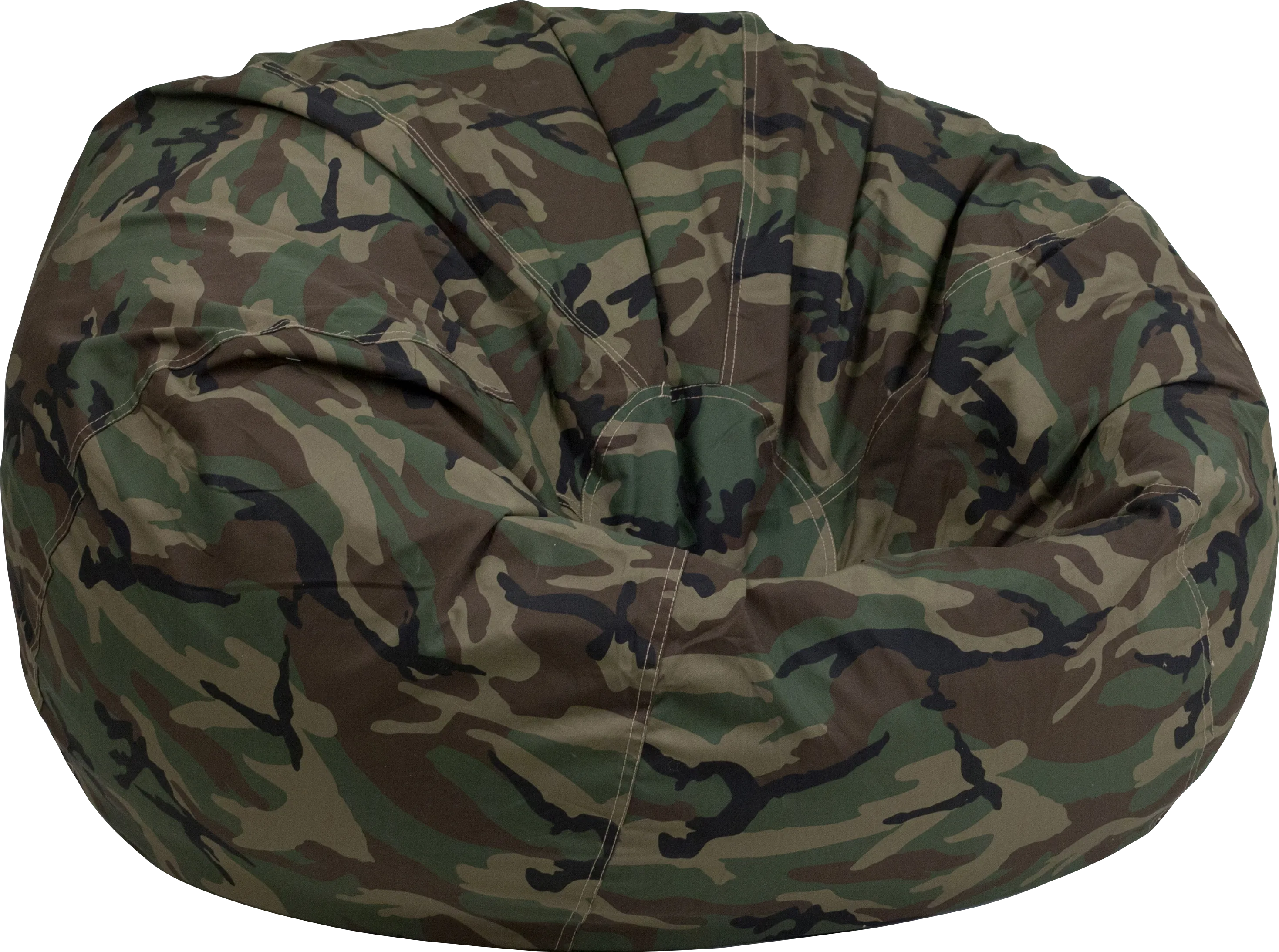 Kids Forest Isle Dark Brown Large Bean Bag Chair - Thumbnail - Image 1