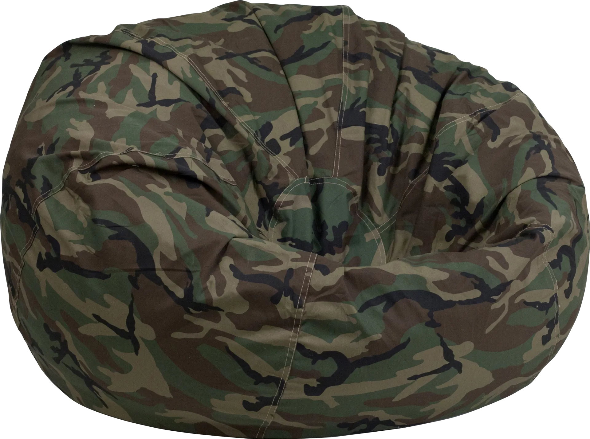 Kids Forest Isle Dark Brown Large Bean Bag Chair - Image 1