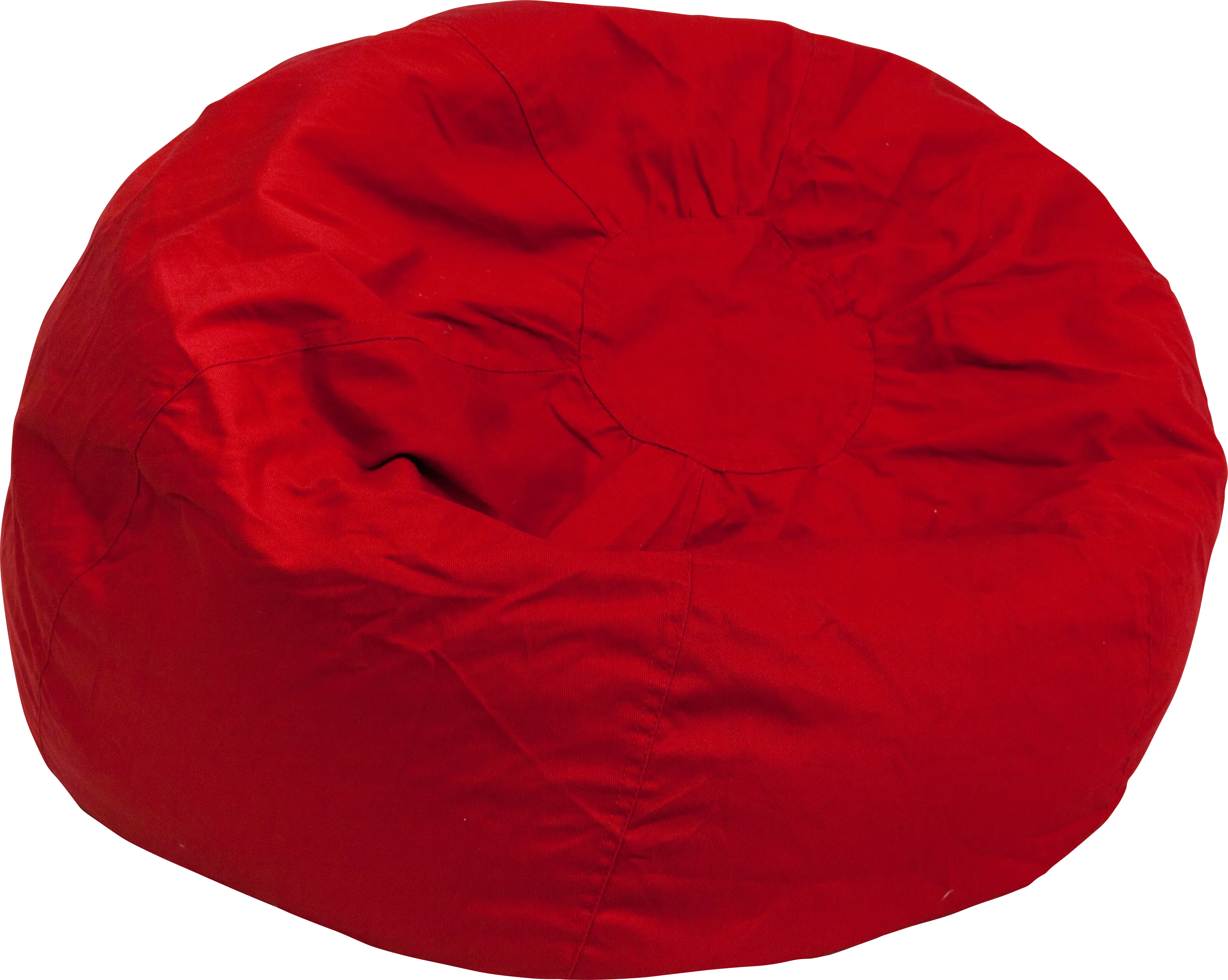 Kids Cucullu Red Large Bean Bag Chair - Thumbnail - Image 1