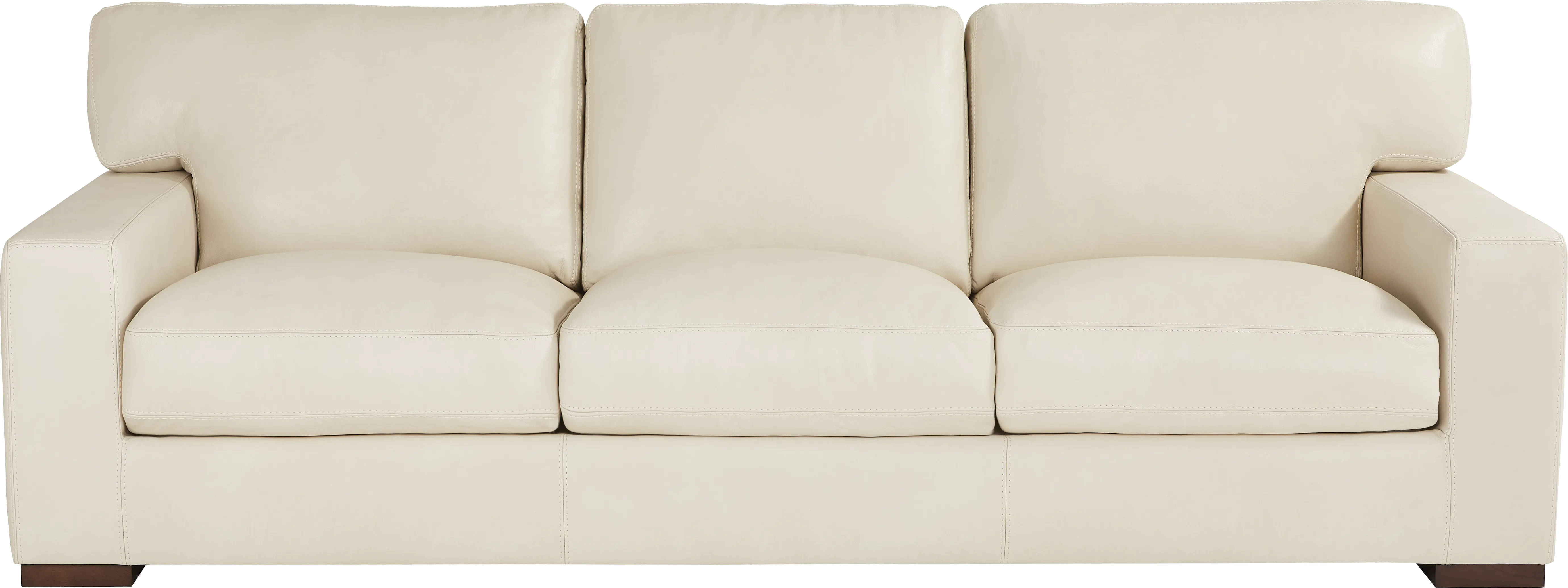 Kensington Oyster Leather 2 Pc Living Room - Thumbnail - Image 2