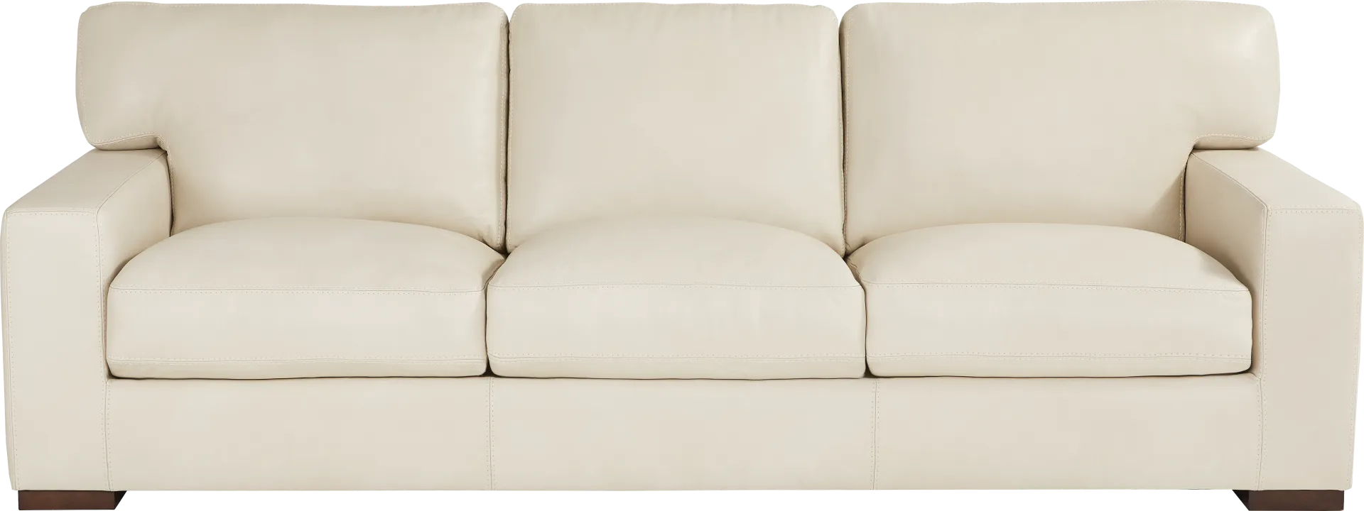 Kensington Oyster Leather Sofa