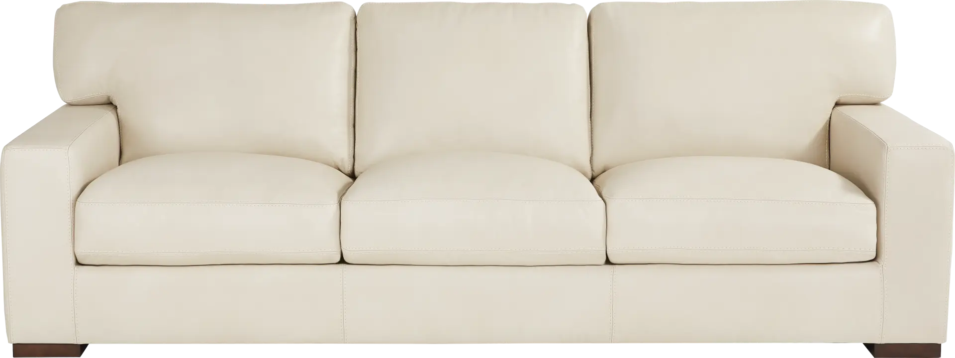 Kensington Oyster Leather Sofa