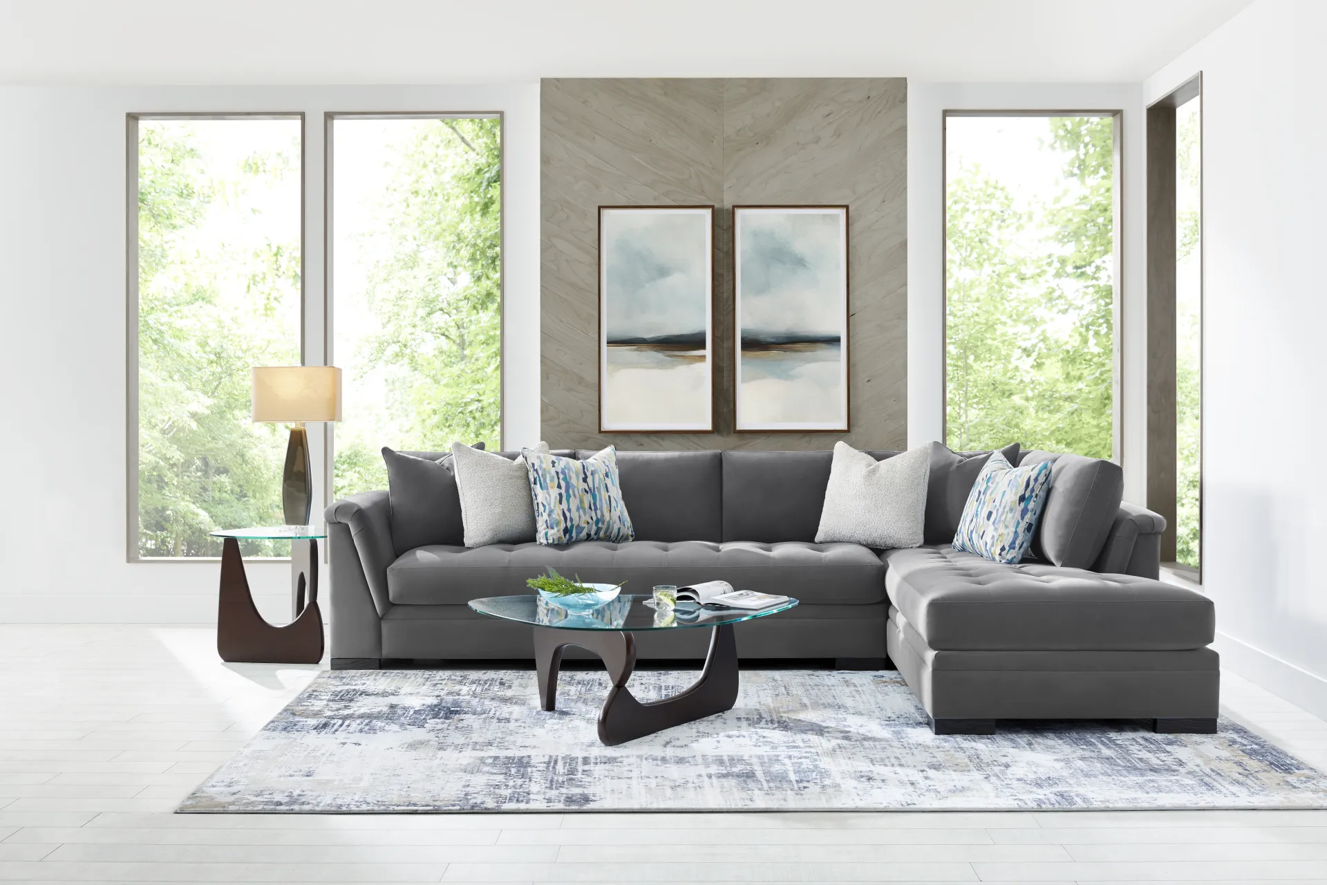 Harper Steel 2 Pc XL Sectional - Image 2