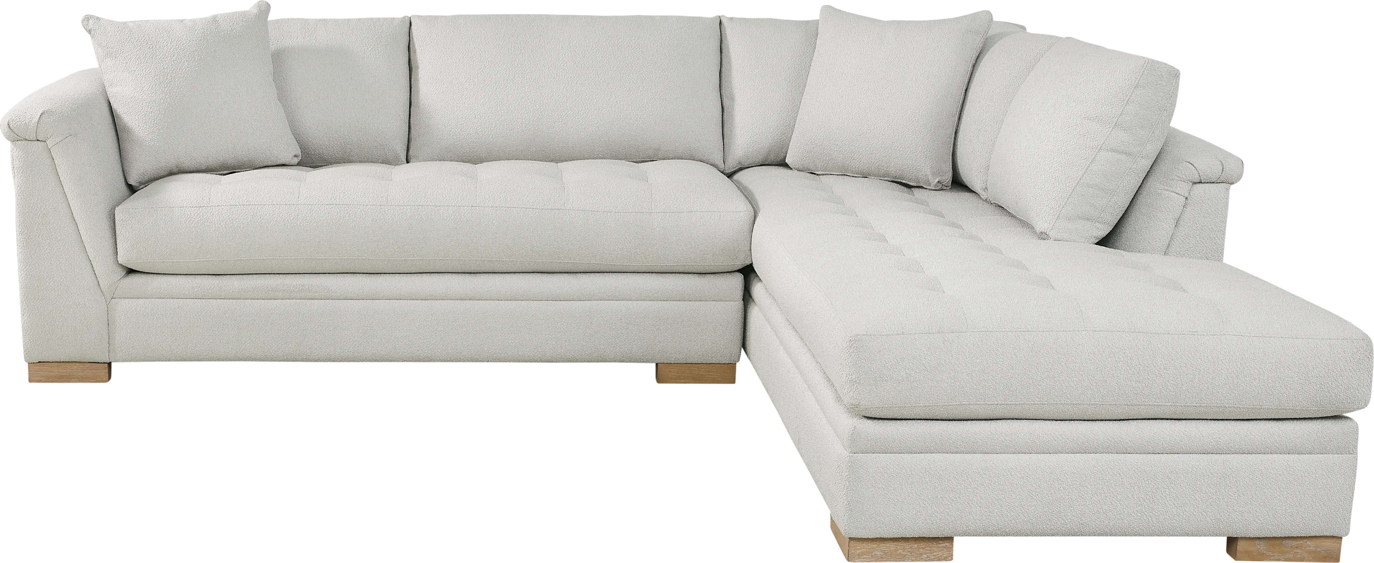 Harper Gray 2 Pc Sectional - Thumbnail - Image 1