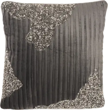 Sunbeam Charcoal Accent Pillow