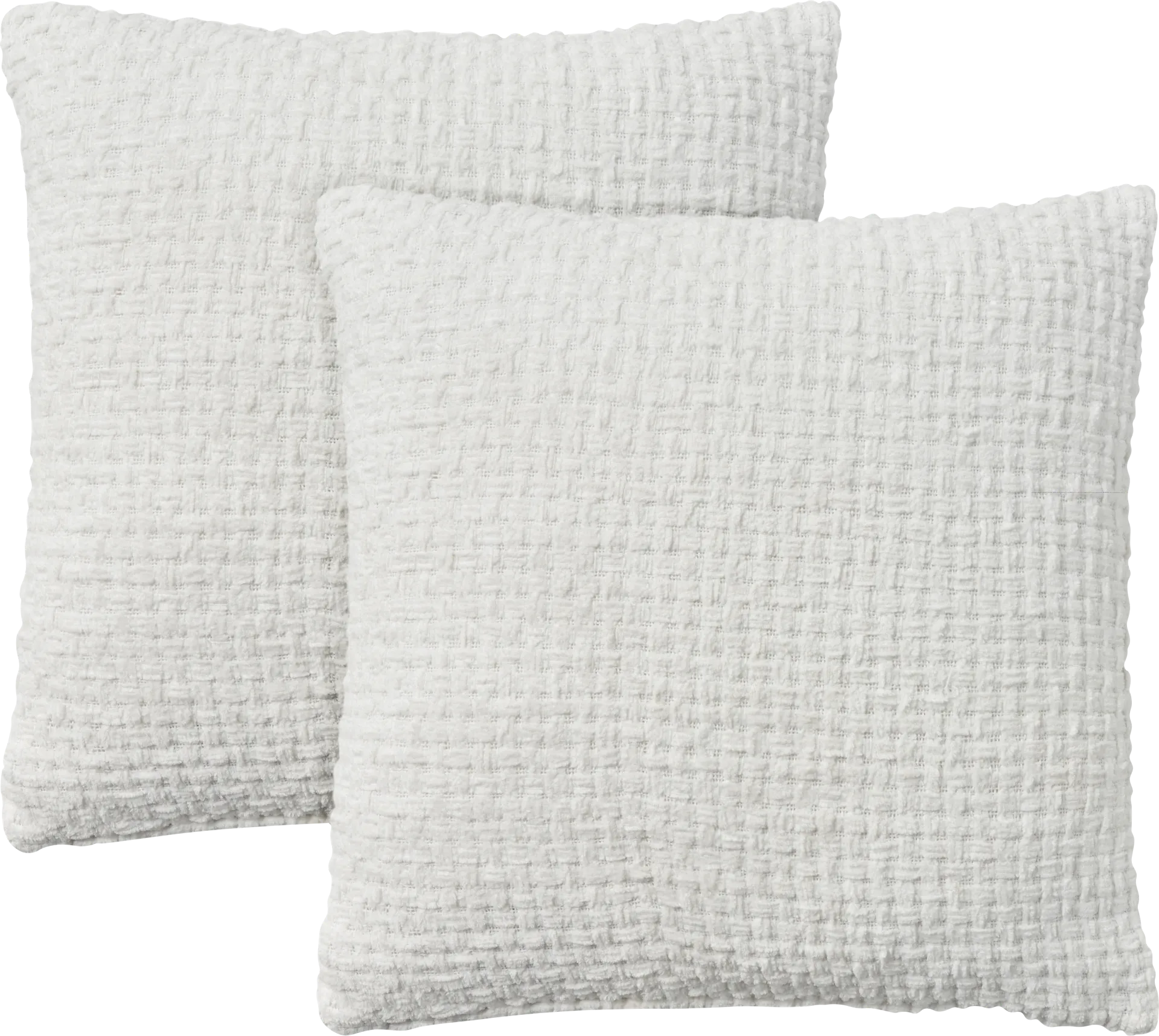Freddie White Accent Pillow, Set of 2 - Image 1
