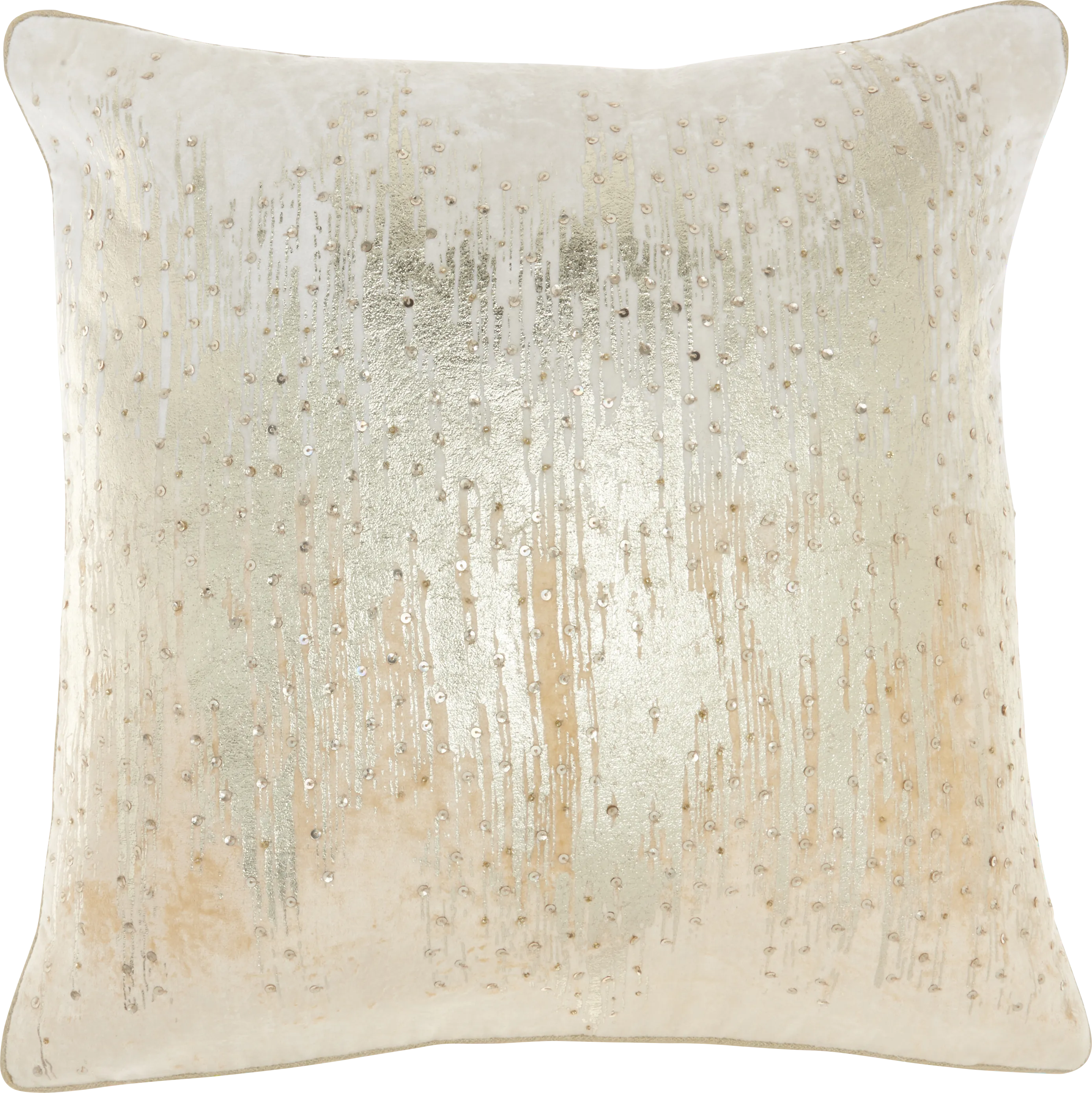 Silkhorn Beige Accent Pillow - Thumbnail - Image 1