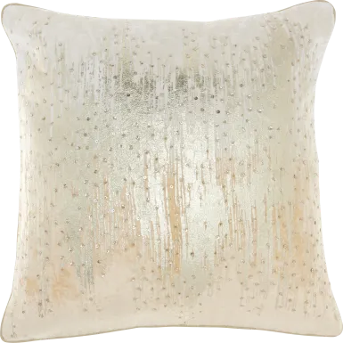 Silkhorn Beige Accent Pillow