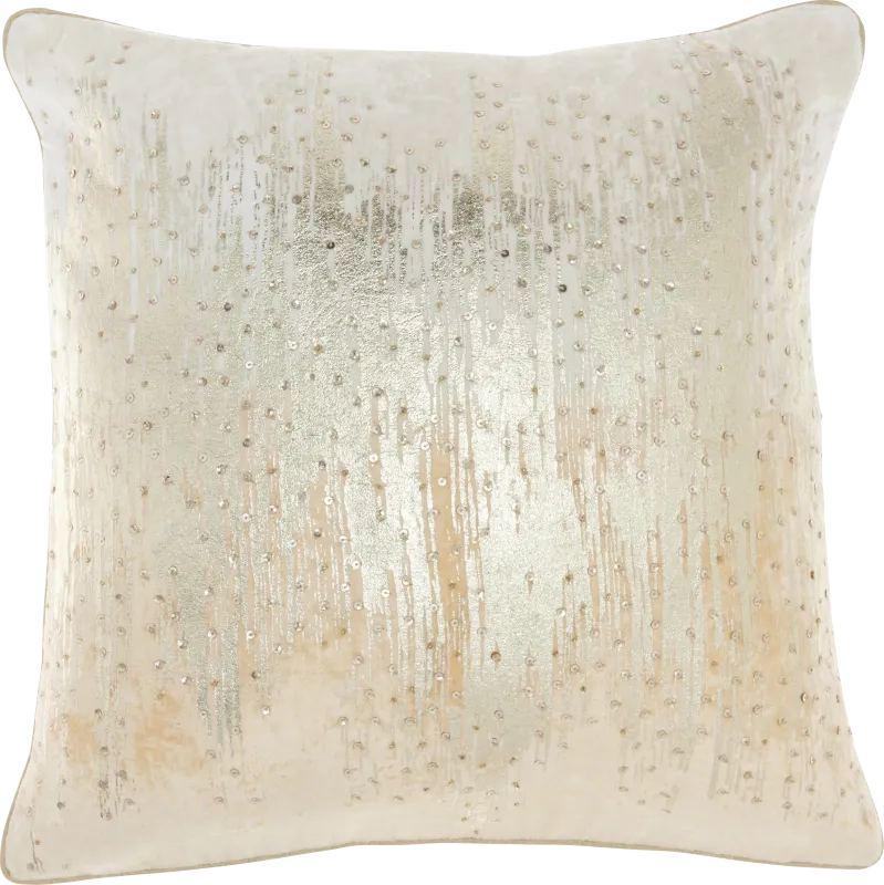 Silkhorn Beige Accent Pillow