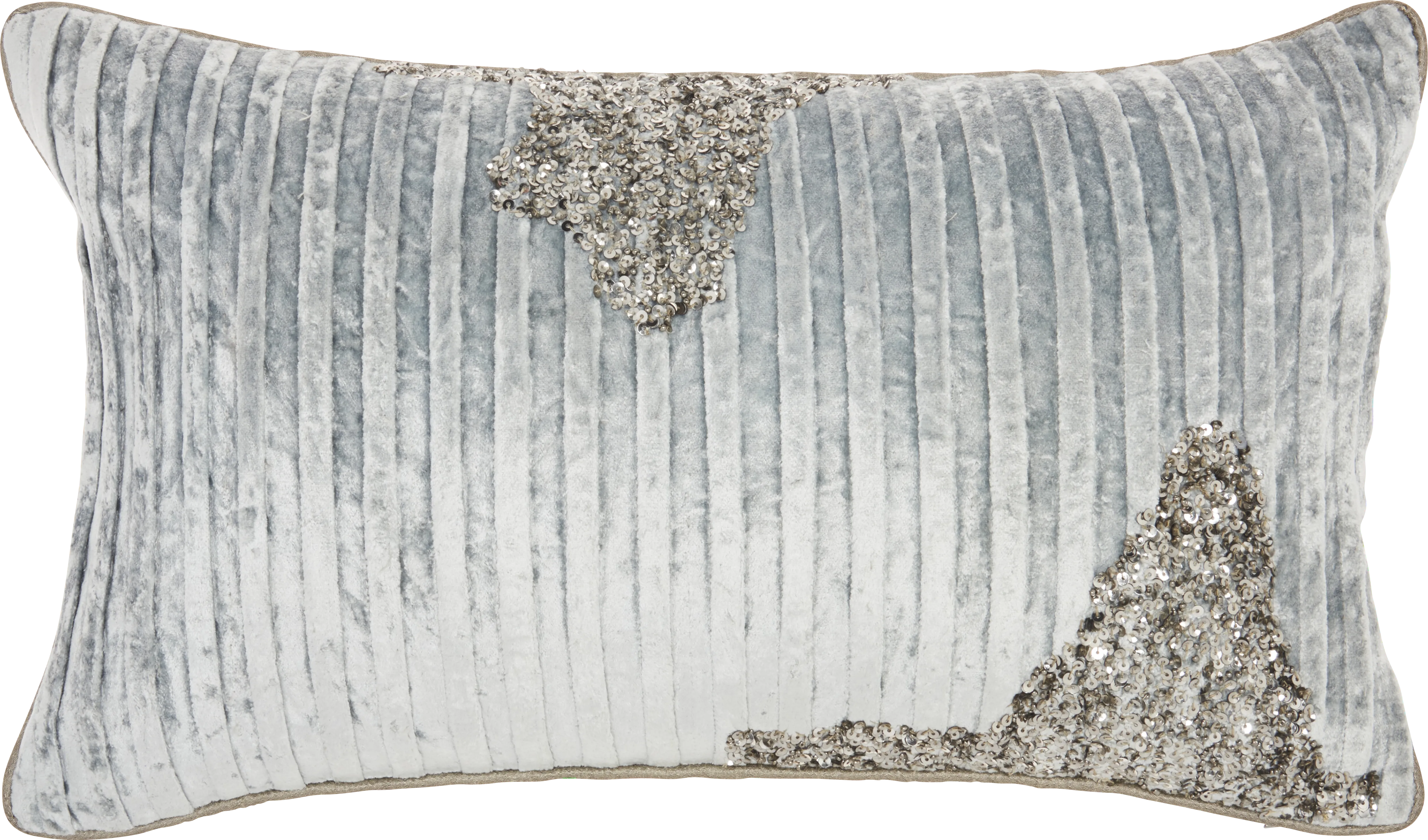 Sunbeam Gray Lumbar Pillow - Thumbnail - Image 1