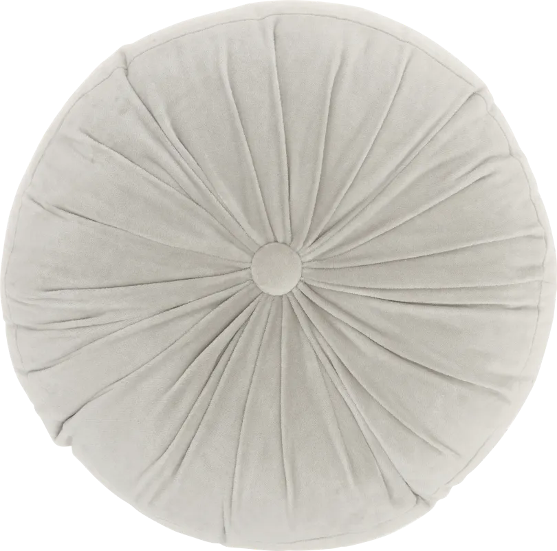 Helio Light Gray Accent Pillow