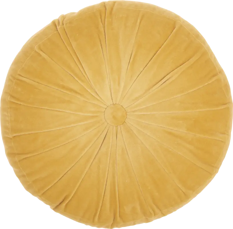 Helio Yellow Accent Pillow